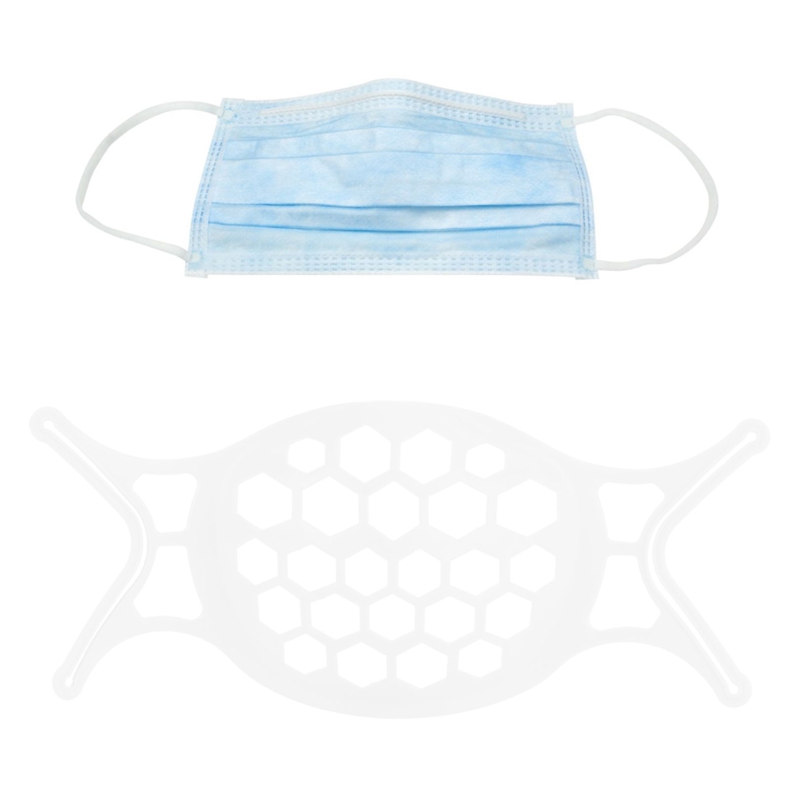 Mouth Muffle Bracket Reusable Washable Breathing Mouth Muffle Support Frame view 9