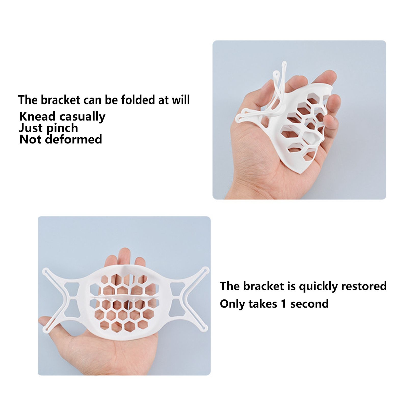 Mouth Muffle Bracket Reusable Washable Breathing Mouth Muffle Support Frame view 14