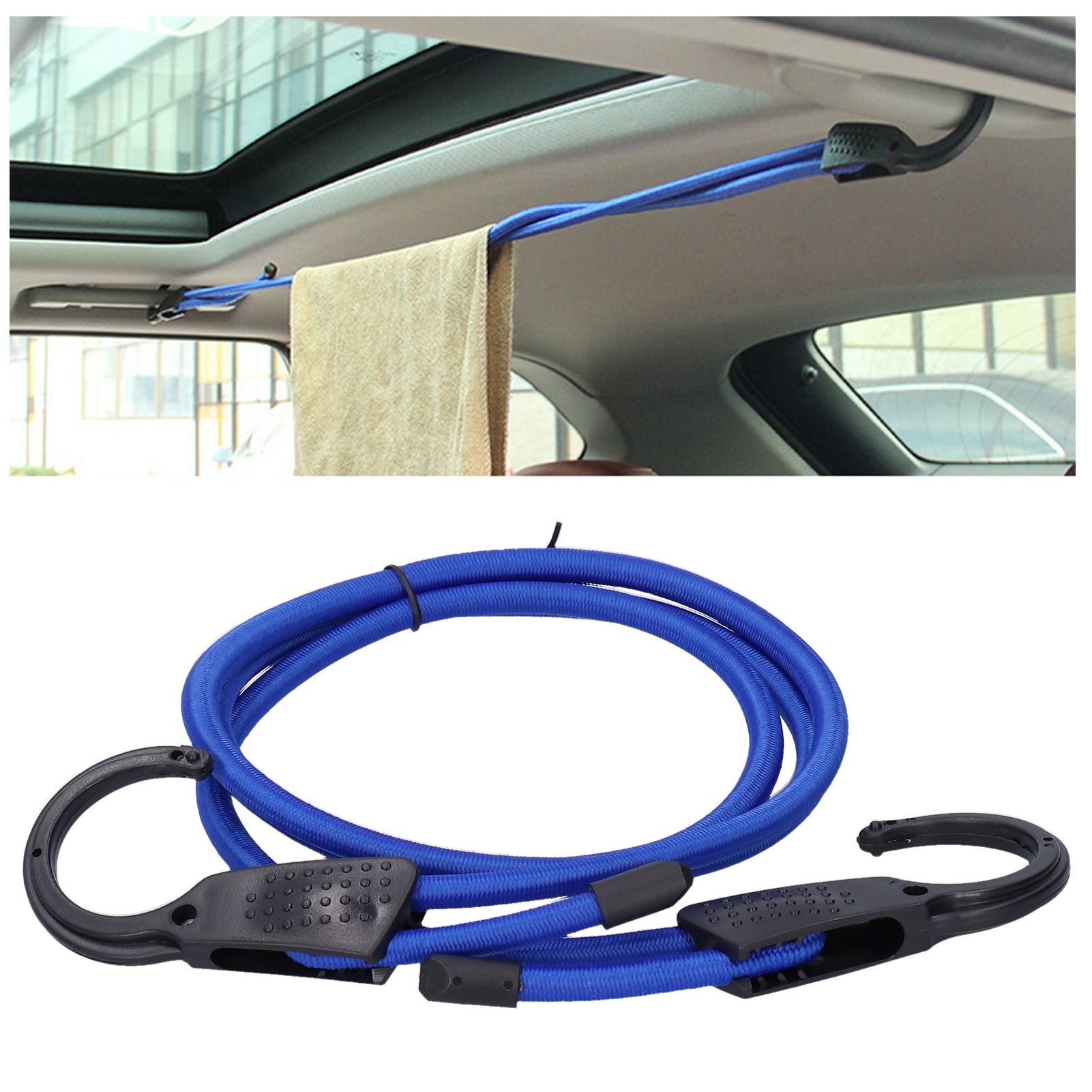 1.5M Multipurpose Baggage Rope Adjustable Stretch Car Clothesline for Travel Use view 11