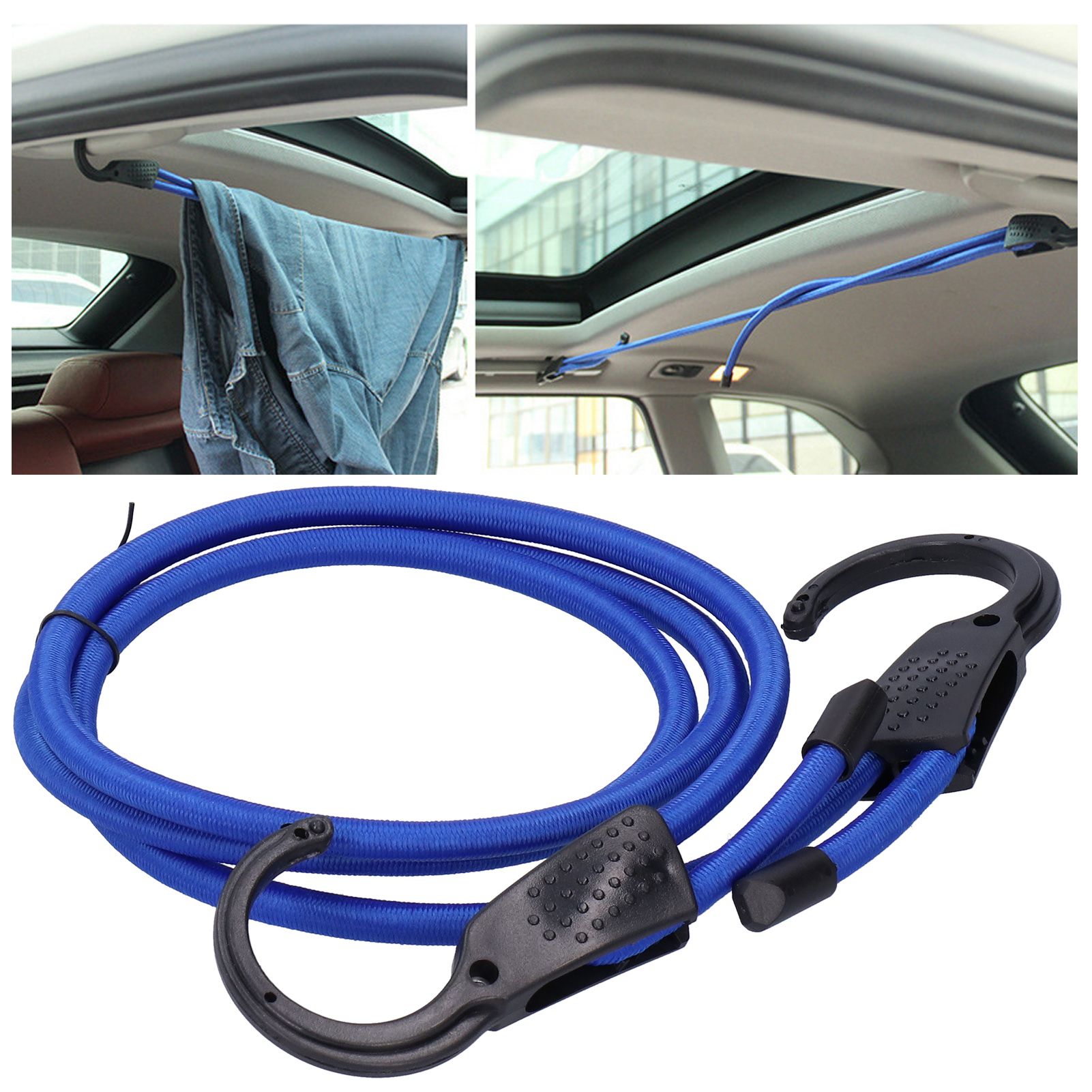 1.5M Multipurpose Baggage Rope Adjustable Stretch Car Clothesline for Travel Use view 12