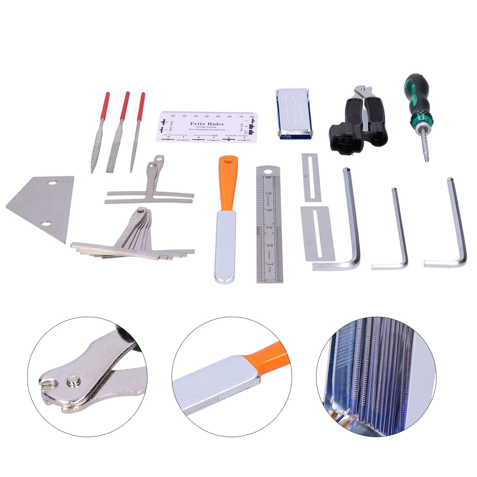Guitar Care Cleaning Repair Tool Kit Musical Instrument Setup Maintenance view 6