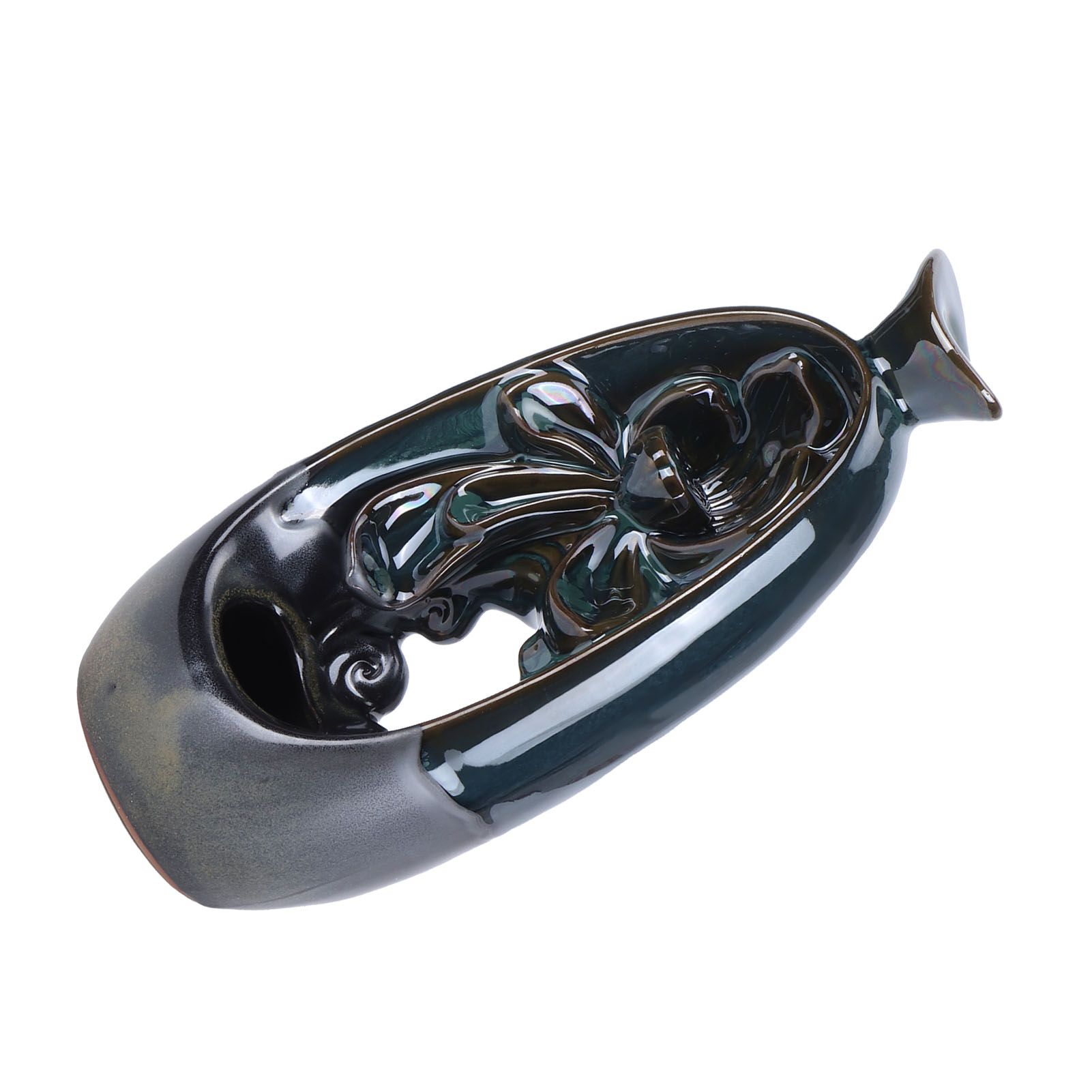 Incense Burner Ceramic Backflow Incense Holder for Teahouse Home Office Decoration view 2