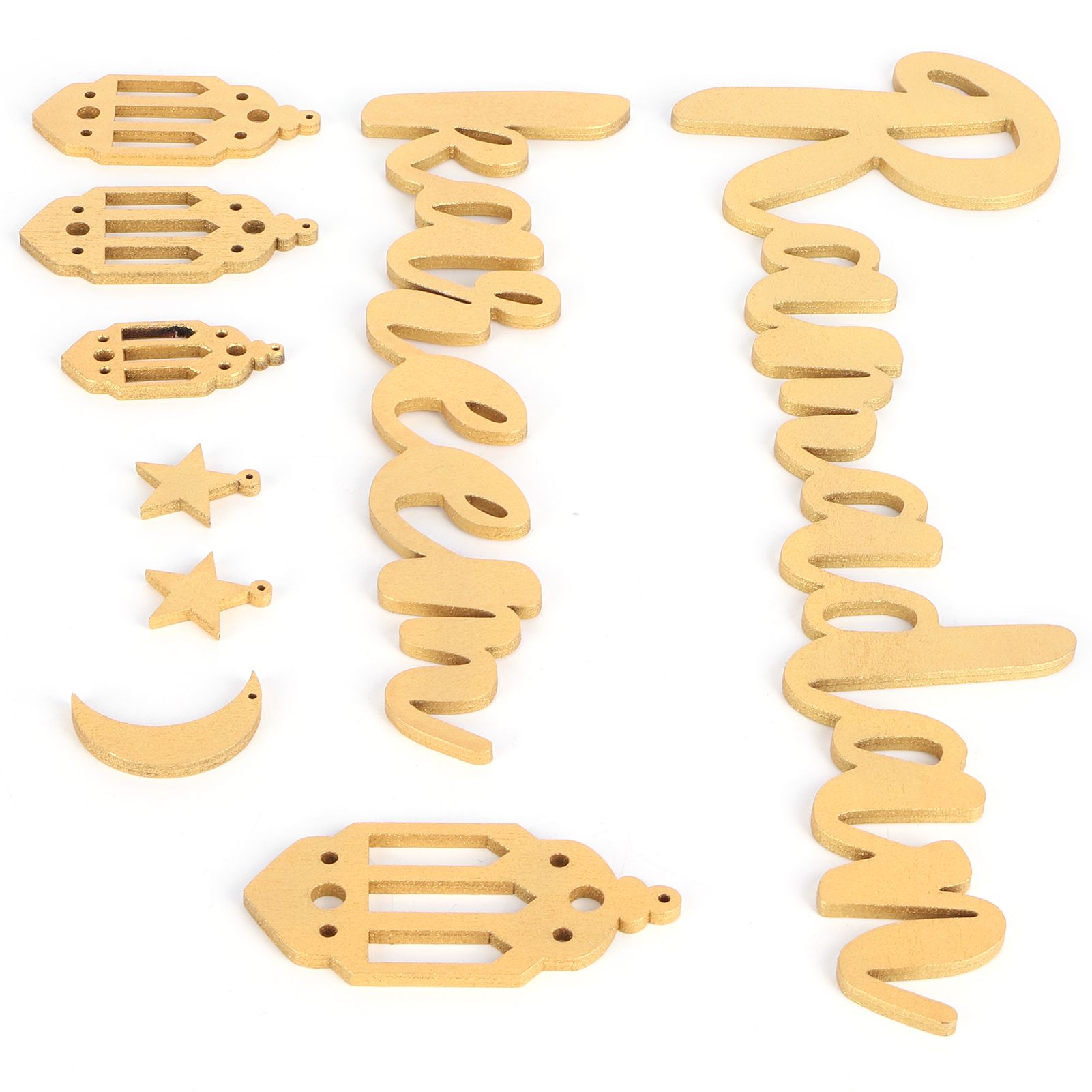 Wooden Hanging Plaque Sign Pendant Ornament Wall DIY Letter Wall Ornaments view 5