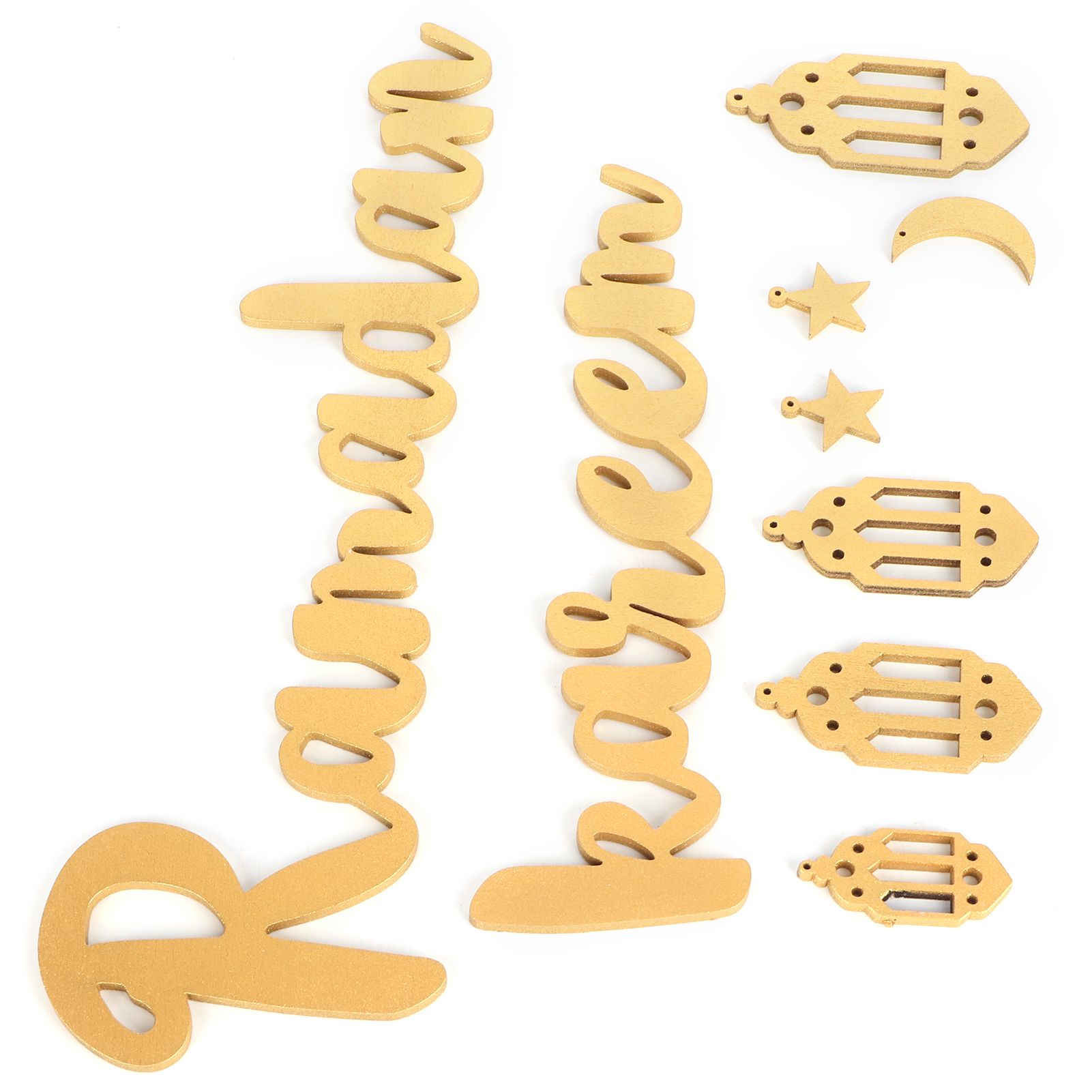 Wooden Hanging Plaque Sign Pendant Ornament Wall DIY Letter Wall Ornaments view 6