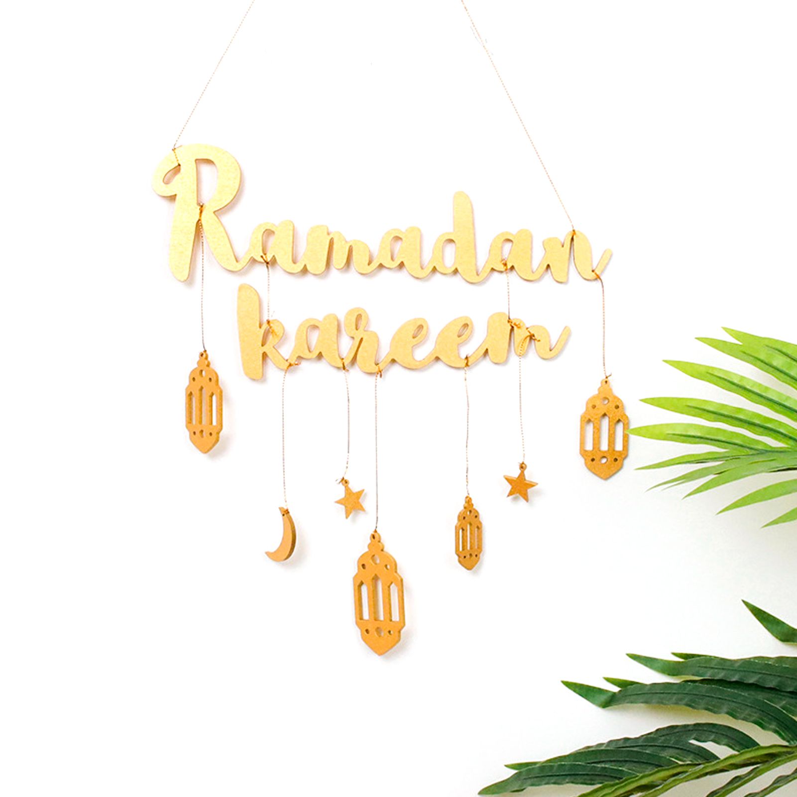 Wooden Hanging Plaque Sign Pendant Ornament Wall DIY Letter Wall Ornaments view 10