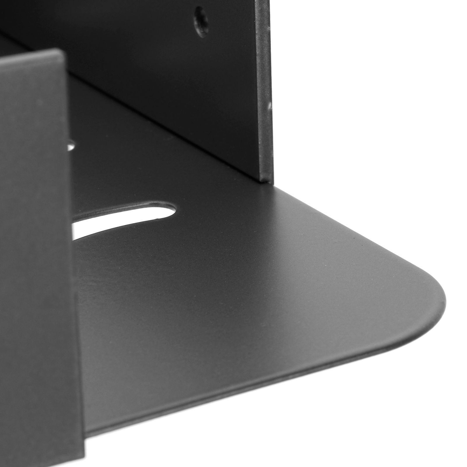 Gray Corner Shelf Space Aluminum Triangular Storage Rack Organizer Bathroom view 13