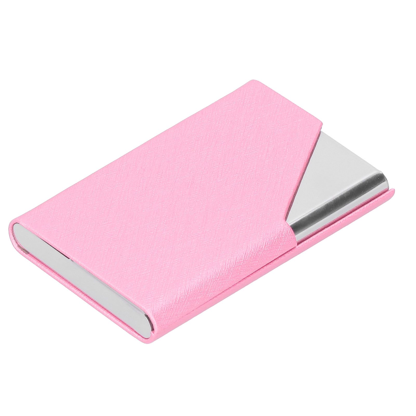 Business Card Holder Stainless Steel Innovative Name Card Case Organizer for view 2