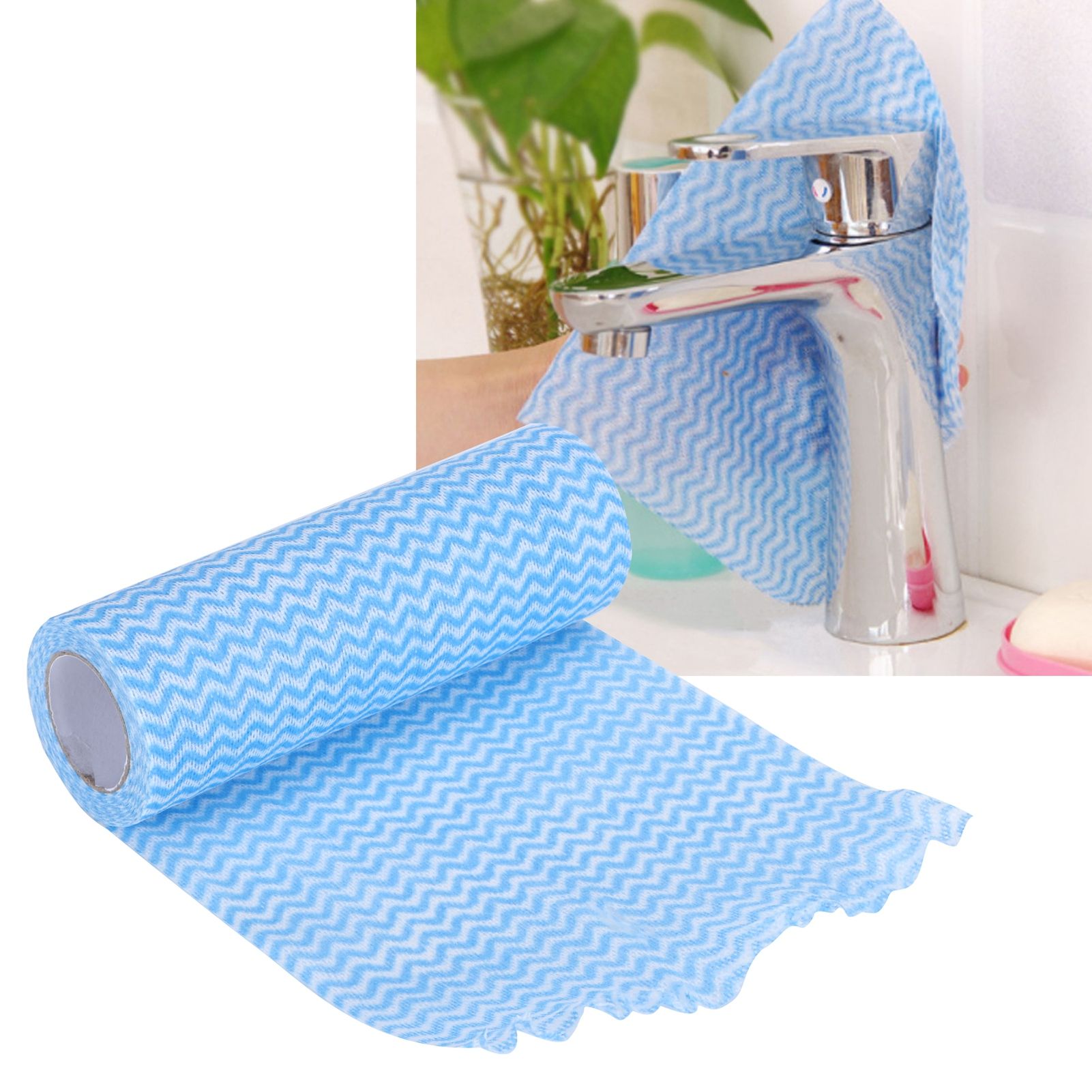 NonWoven Fabric Disposable Rag Dishcloth Washing Cleaning Cloth Towel Kitchen view 12