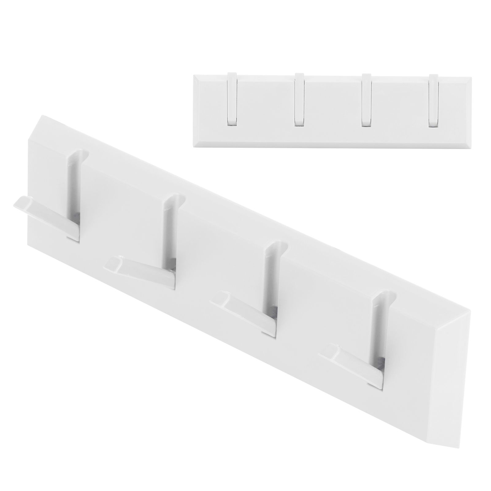Wall Row Hook Punch Free Coat Key Holder Door Hat Hanger for Bathroom Wall view 10
