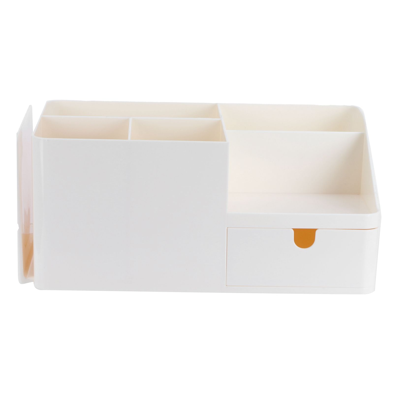 Drawer Type Desk Storage Box Book Stand Stationery Remote Control Holder for