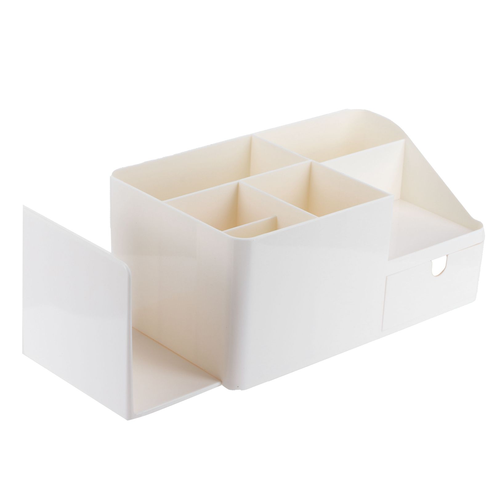 Drawer Type Desk Storage Box Book Stand Stationery Remote Control Holder for view 3