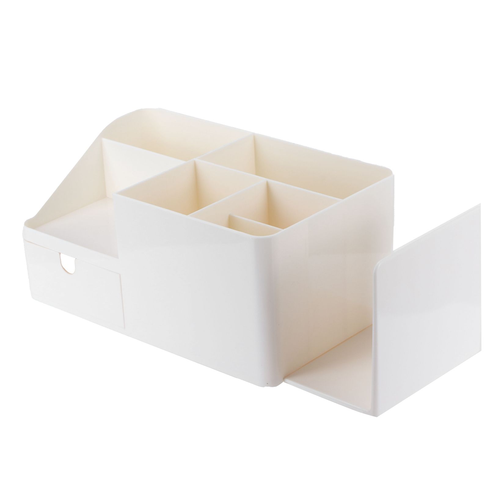 Drawer Type Desk Storage Box Book Stand Stationery Remote Control Holder for view 7
