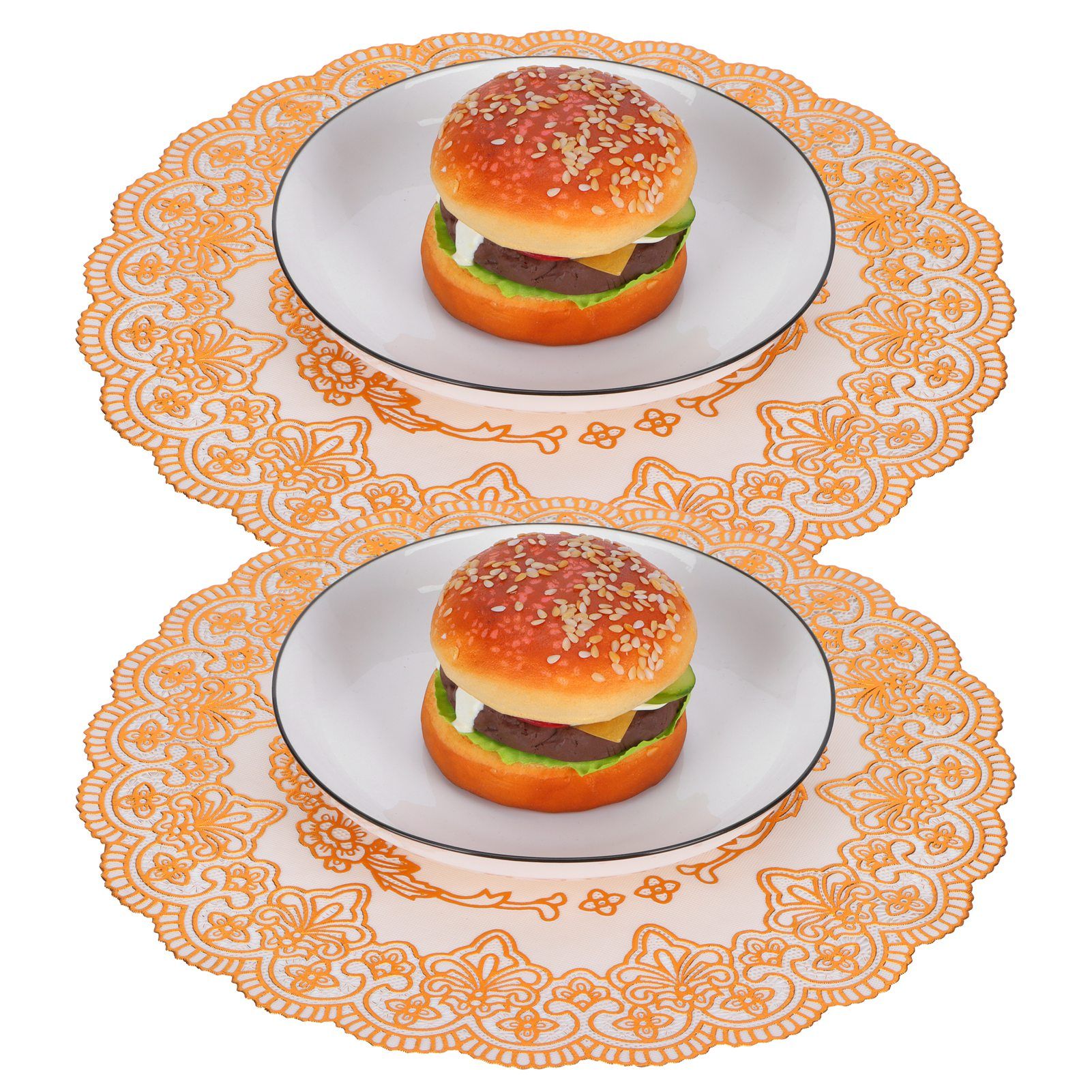 2PCS 30cmx30cm Table Mats Gold Dining Table Placemats for Wedding Party view 9