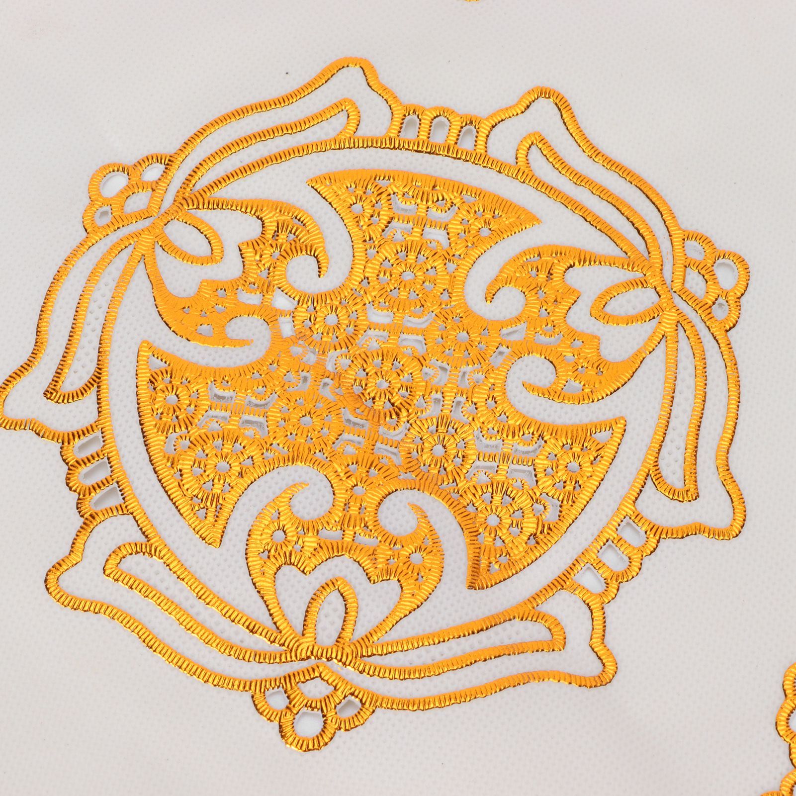 2PCS 30cmx30cm Table Mats Gold Dining Table Placemats for Wedding Party view 13