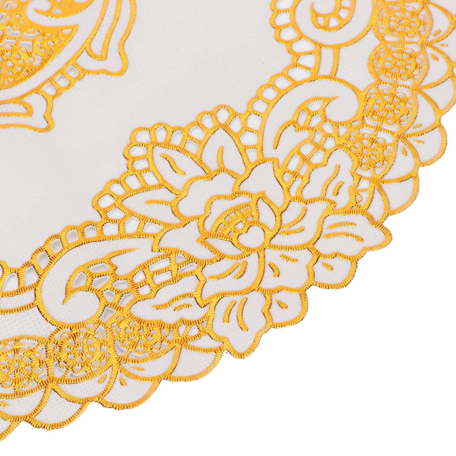 2PCS 30cmx30cm Table Mats Gold Dining Table Placemats for Wedding Party view 14