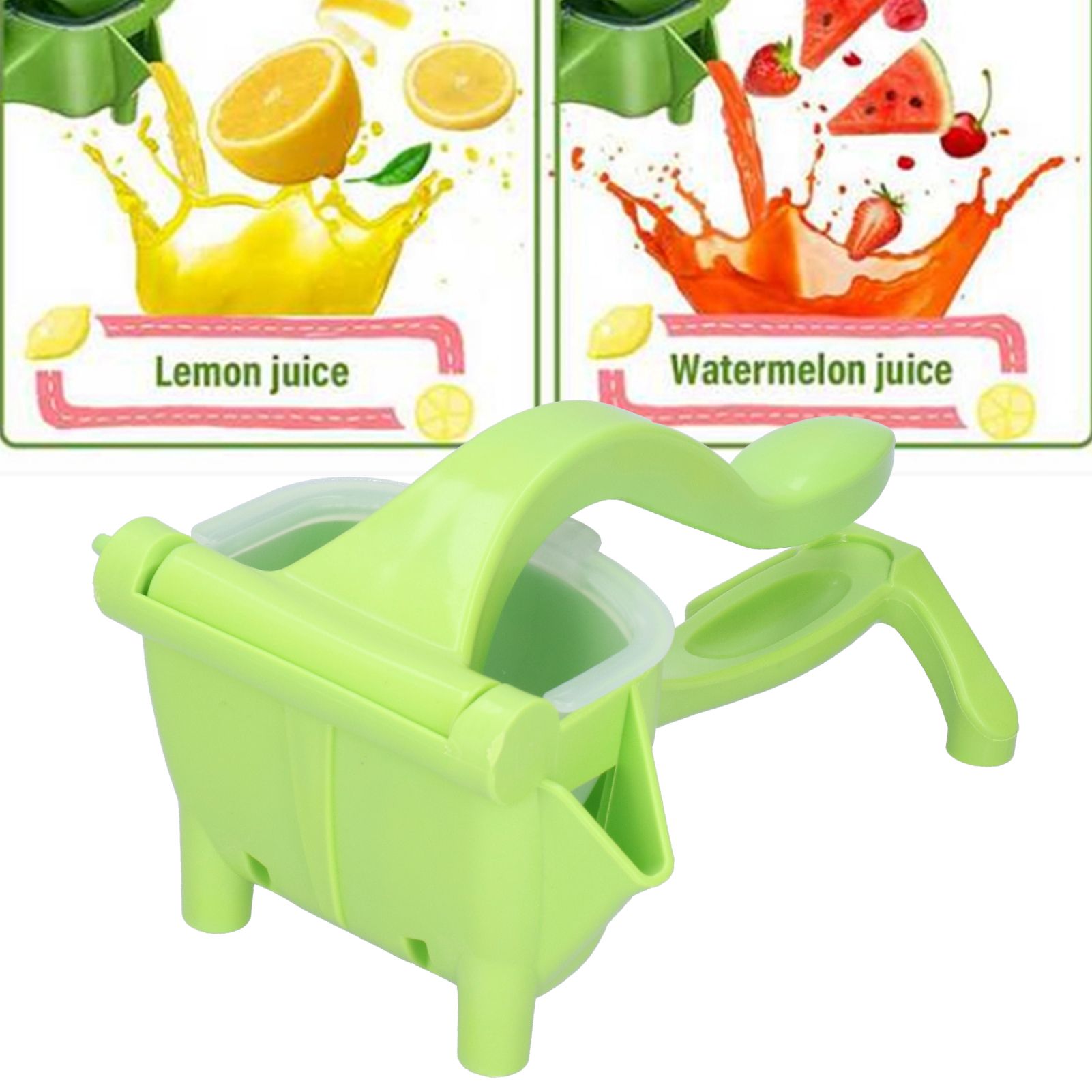 Green Manual Juicer Portable Lightweight Household Lemon Fruit Squeezer for Home view 12