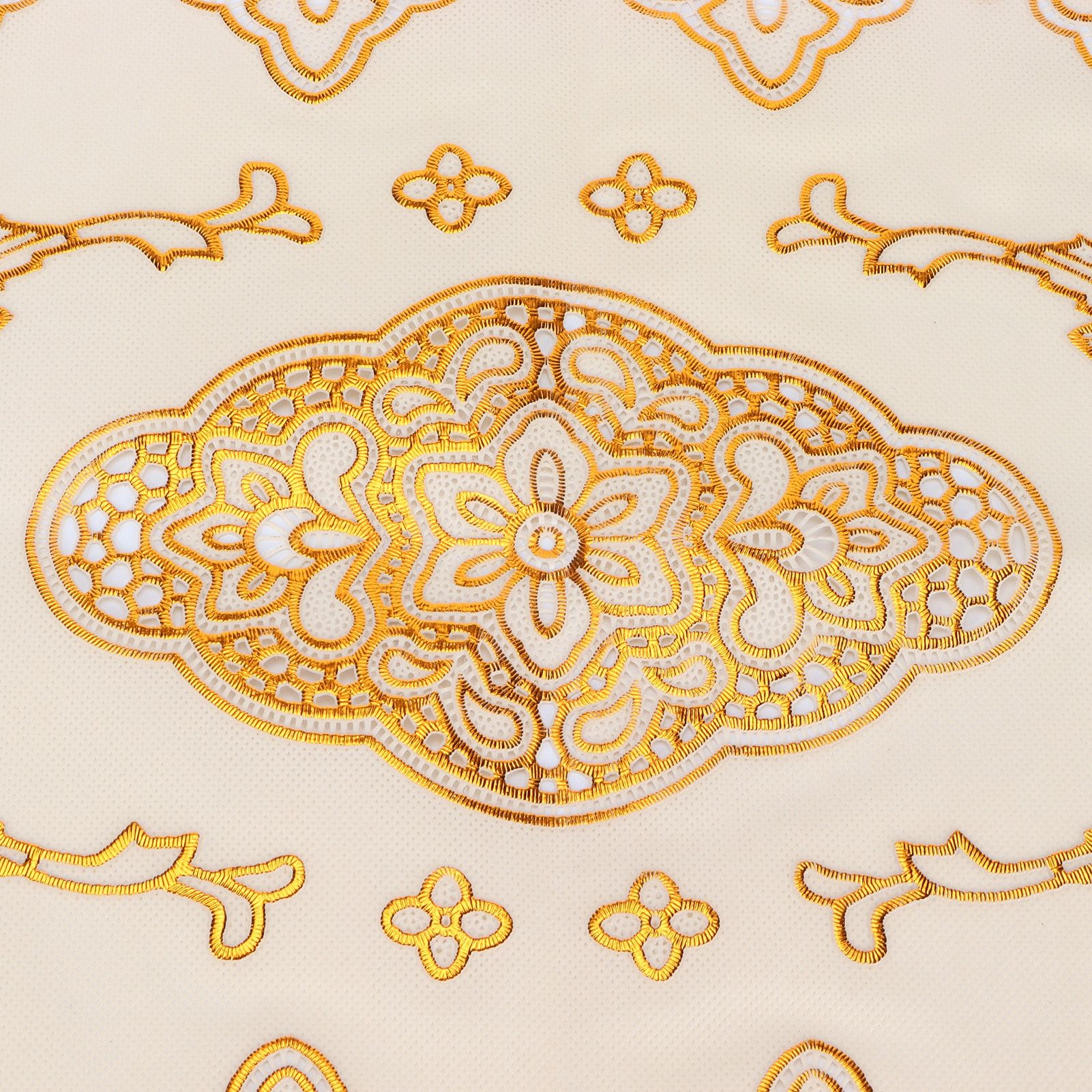 2Pcs PVC Table Mat Gold Placemats Cup Coaster Pad Kitchen Restaurant Wedding view 14