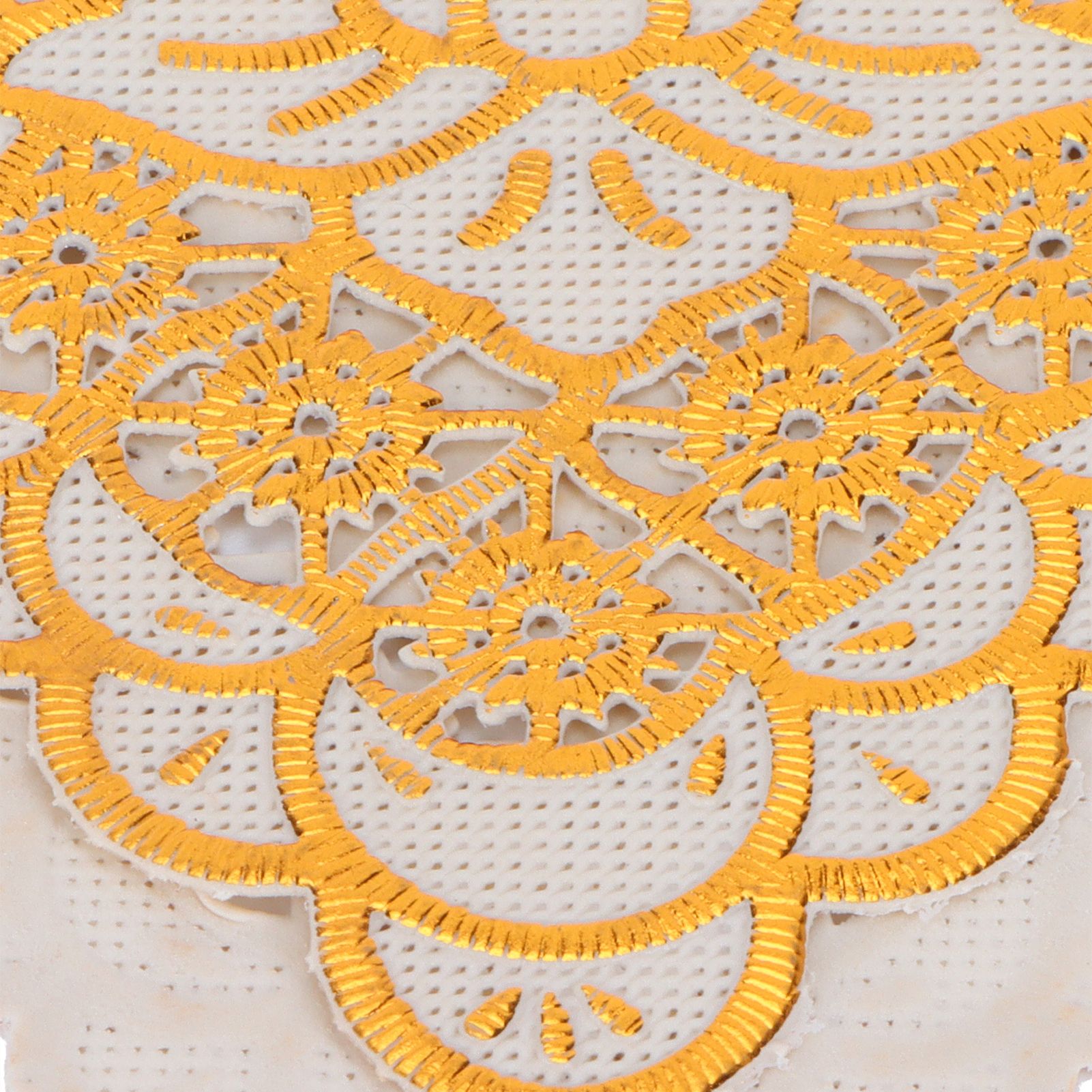 2PCS 30cmx45cm PVC Table Mat Gold Placemats Cup Coaster Pad Kitchen Wedding view 13