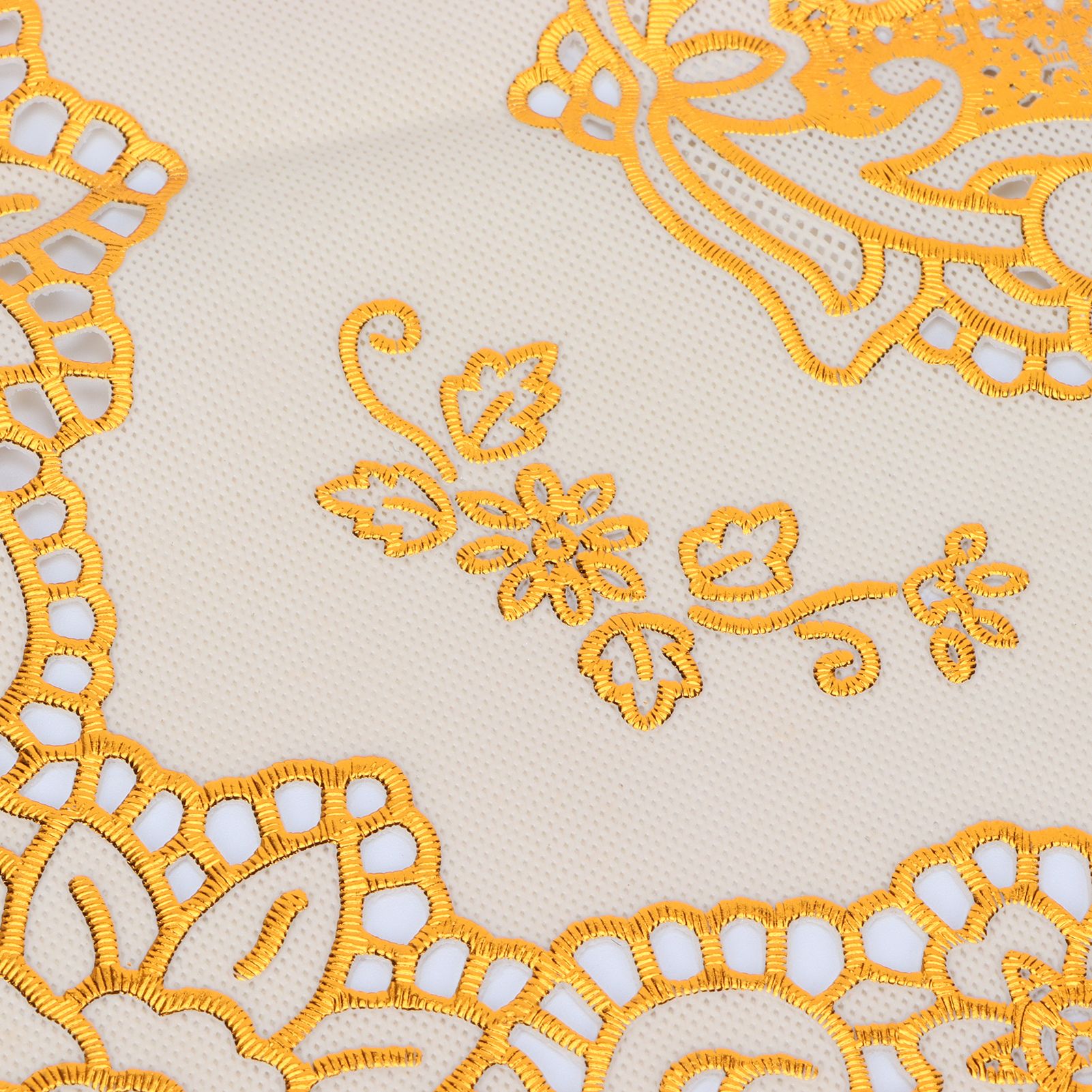 2PCS 30cmx45cm PVC Table Mat Gold Placemats Cup Coaster Pad Kitchen Wedding view 14