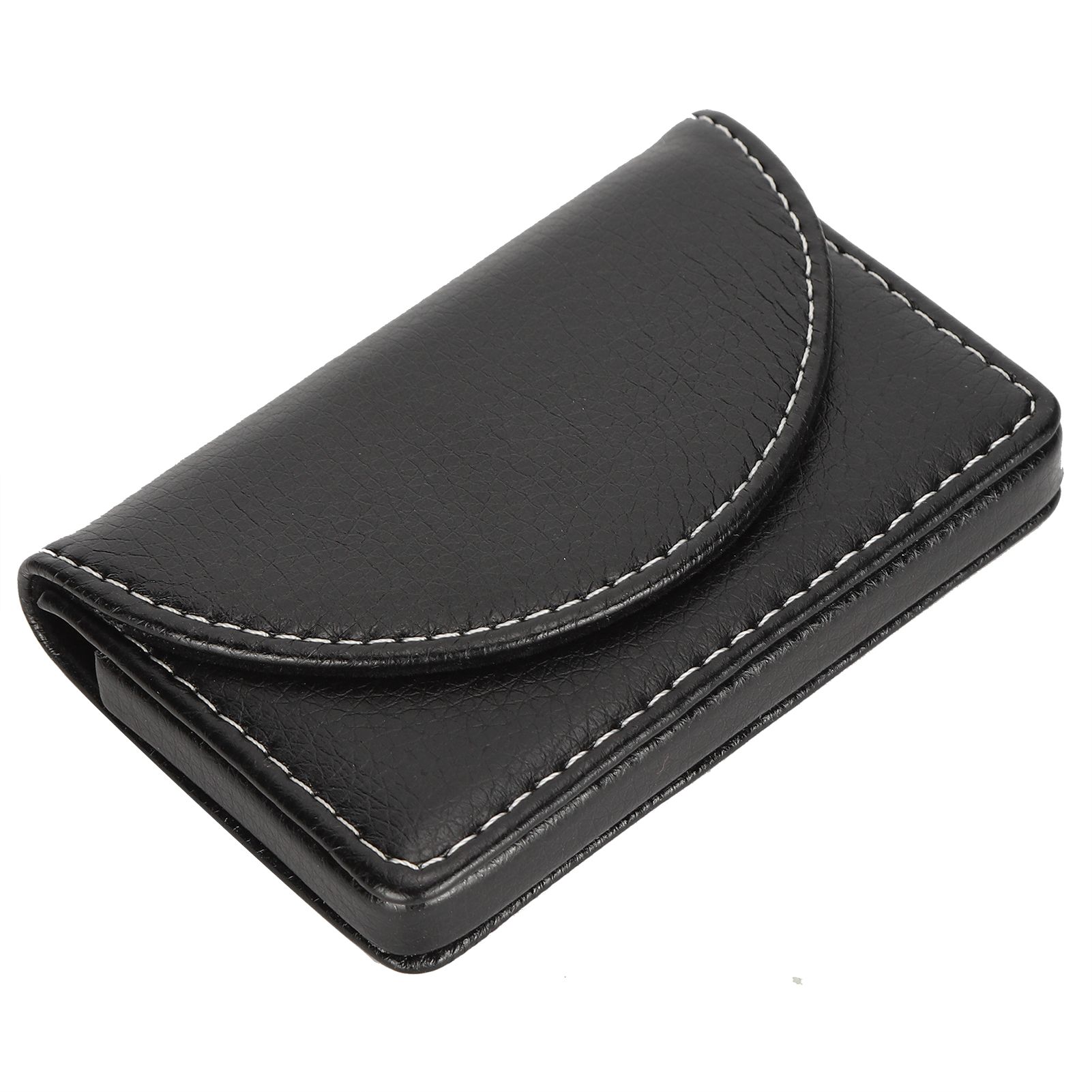 Business Name Card Case PU Leather Holder Organizer Gifts for Traveling view 2