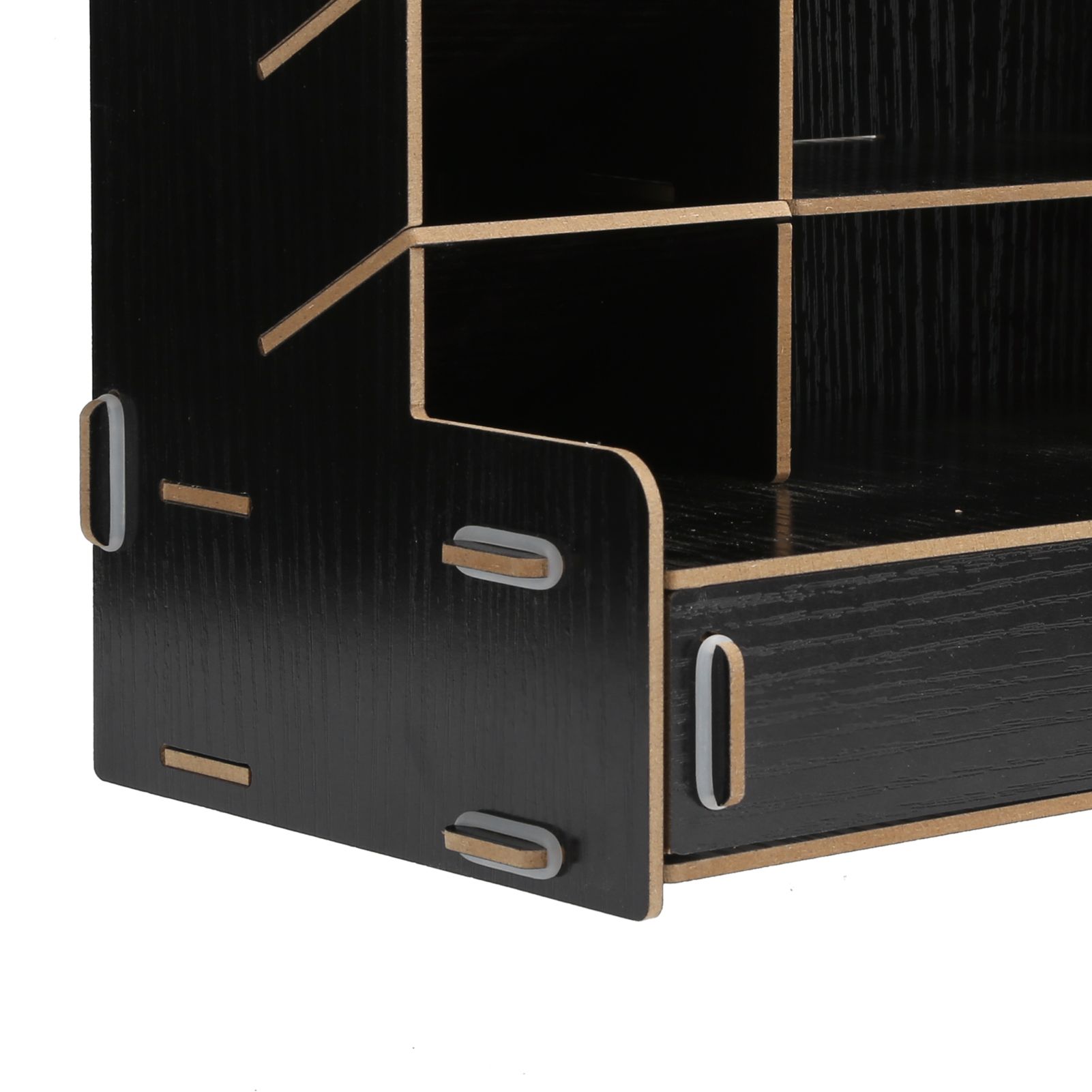 Wooden Storage Box Innovative Desktop Pen Holder Container Stationery Rack view 15
