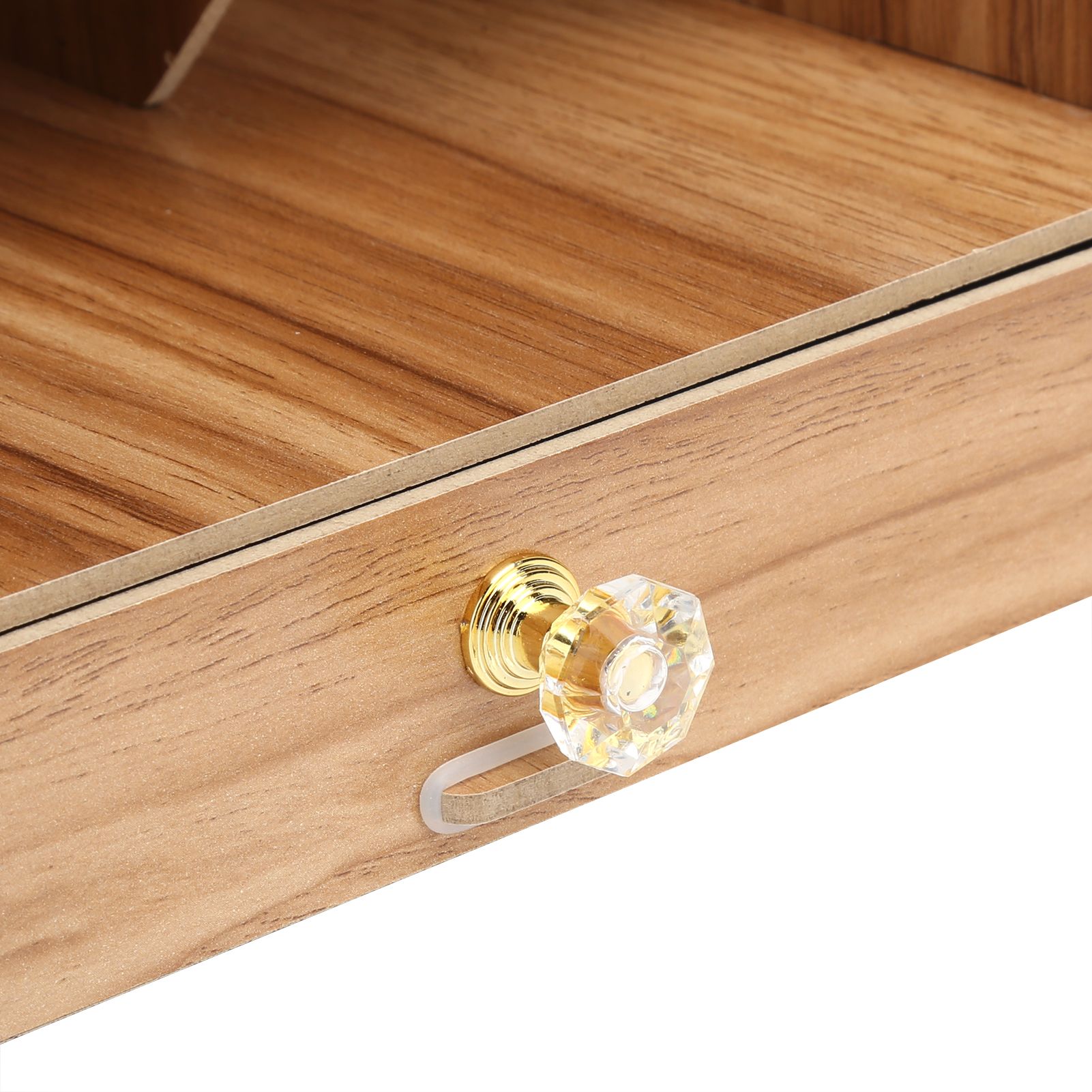 Wood Desktop Bookshelf Multi Function Pen Holder Stationery Box for Home view 13