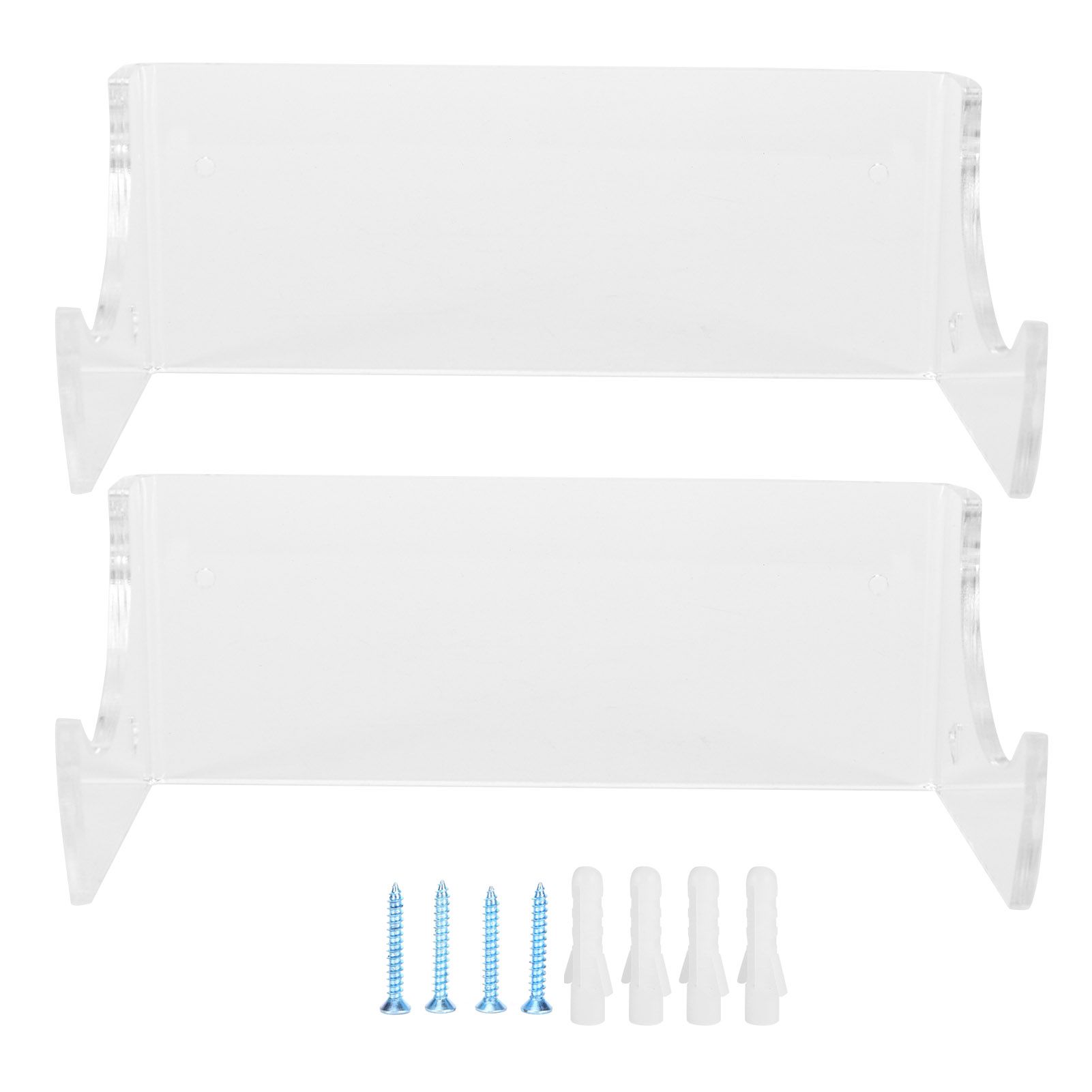 2Pcs Wall Shelf Skateboard Hanger Display Storage Rack Snowboard Organizer — image 1