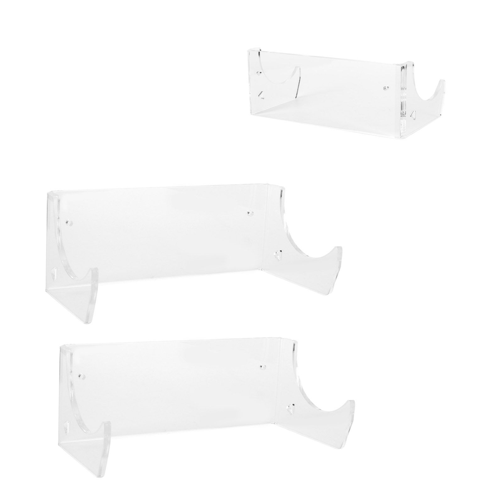 2Pcs Wall Shelf Skateboard Hanger Display Storage Rack Snowboard Organizer view 5