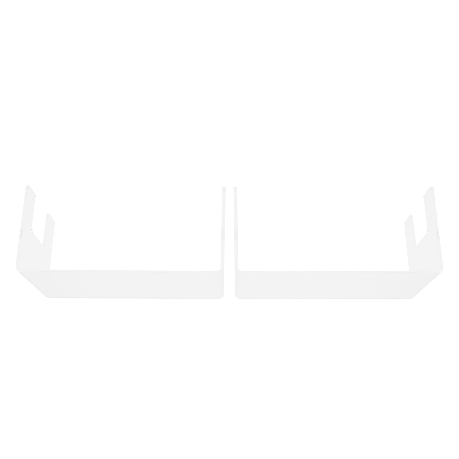2Pcs Acrylic Display Rack Transparent Toys Dolls Jewelry Stand Shelf for Bedroom view 2