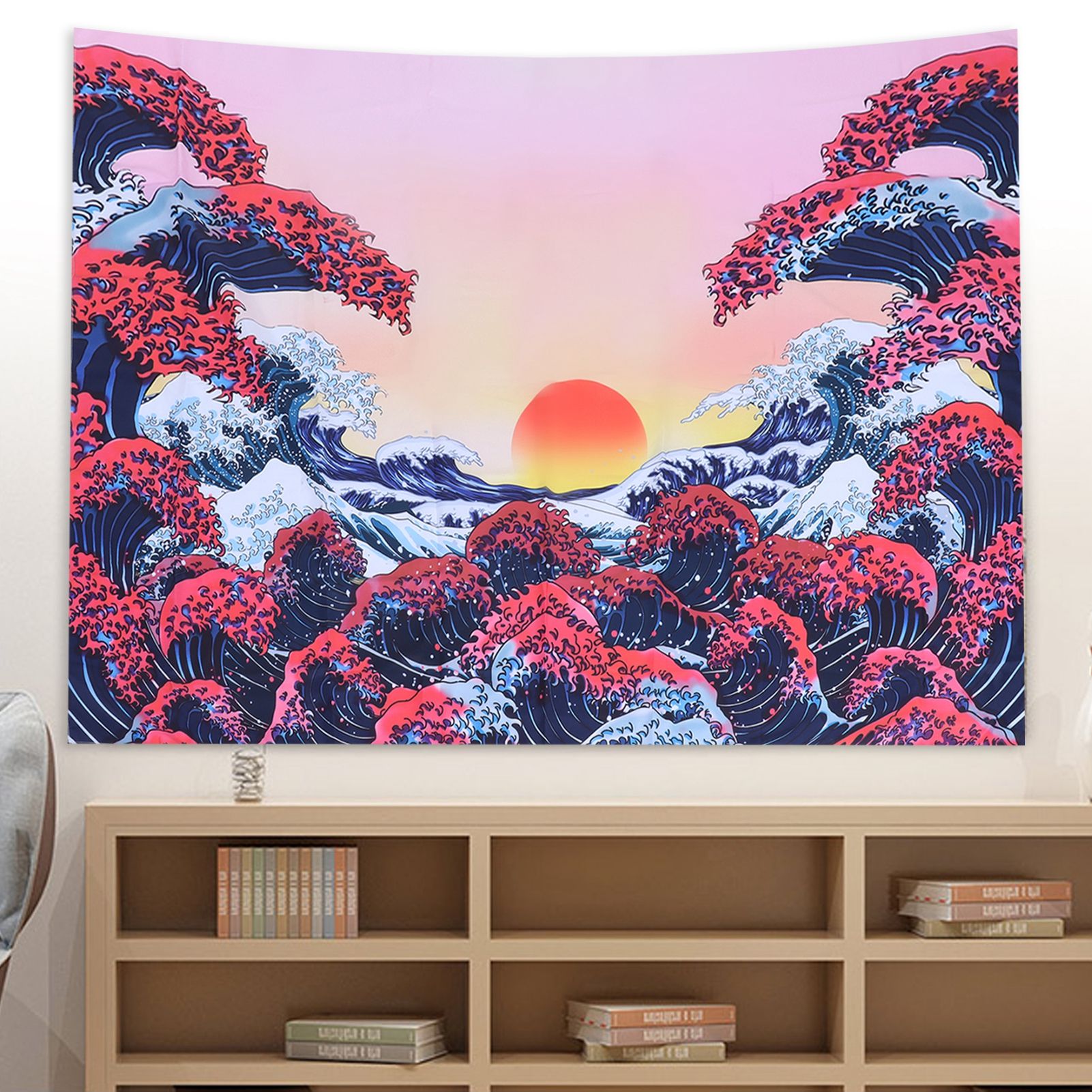 Multi‑Purpose Wall Tapestry Beach Towel Soft Blanket Door Curtain Home view 11