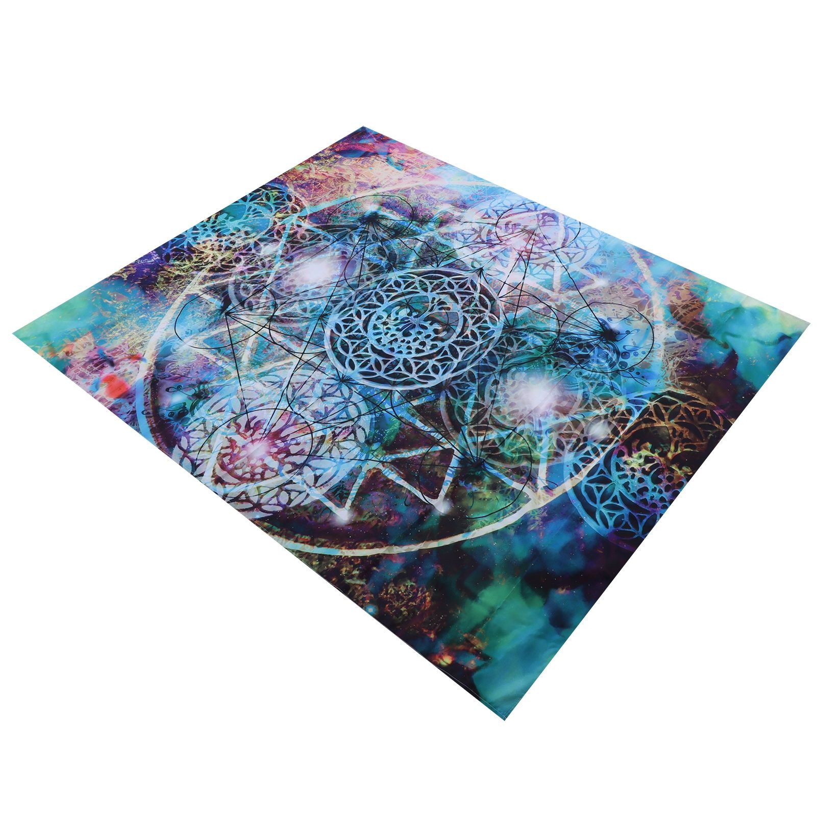 Polyester Tapestry Abstract Geometry Pattern Wall Hanging Blanket Art Home view 3