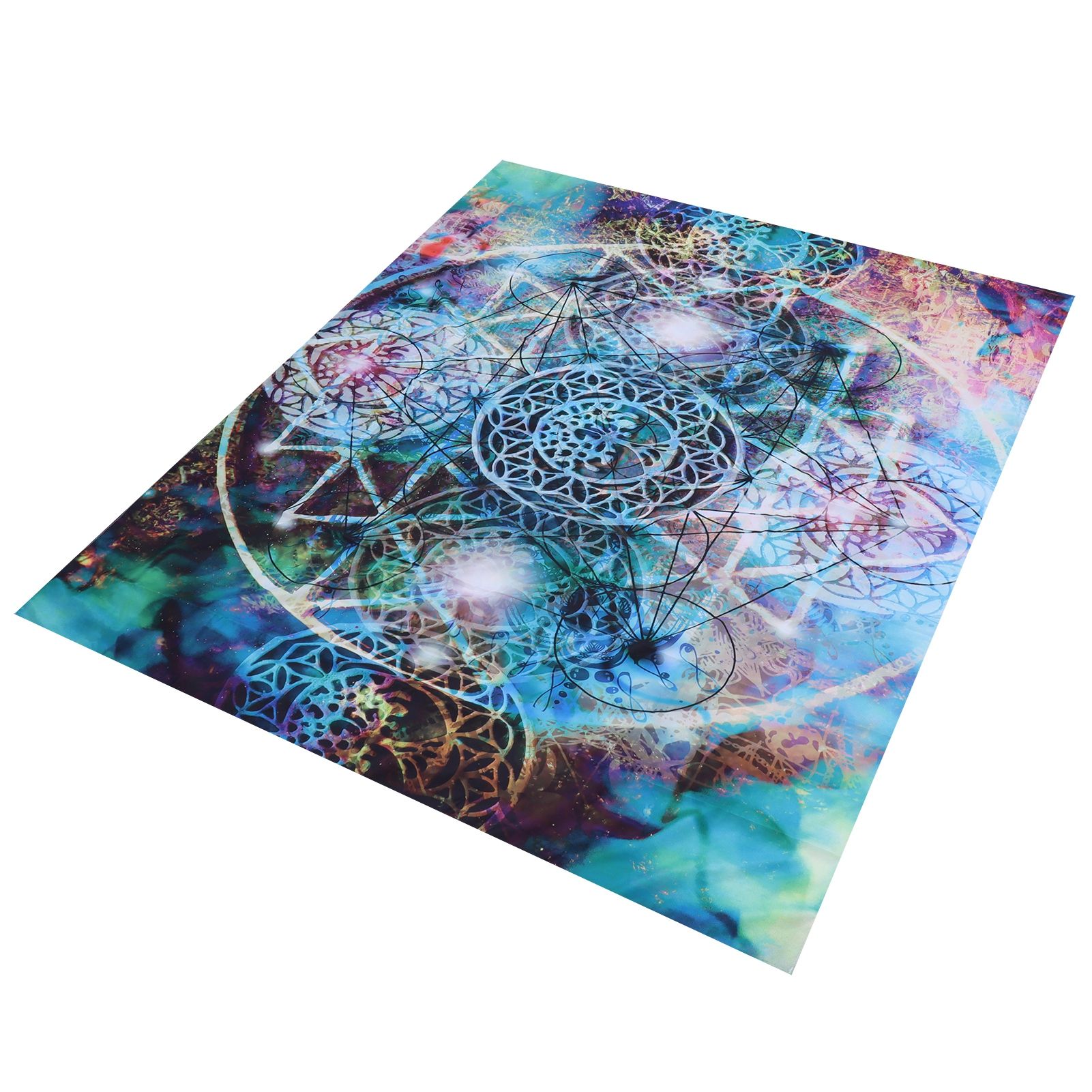 Polyester Tapestry Abstract Geometry Pattern Wall Hanging Blanket Art Home view 7