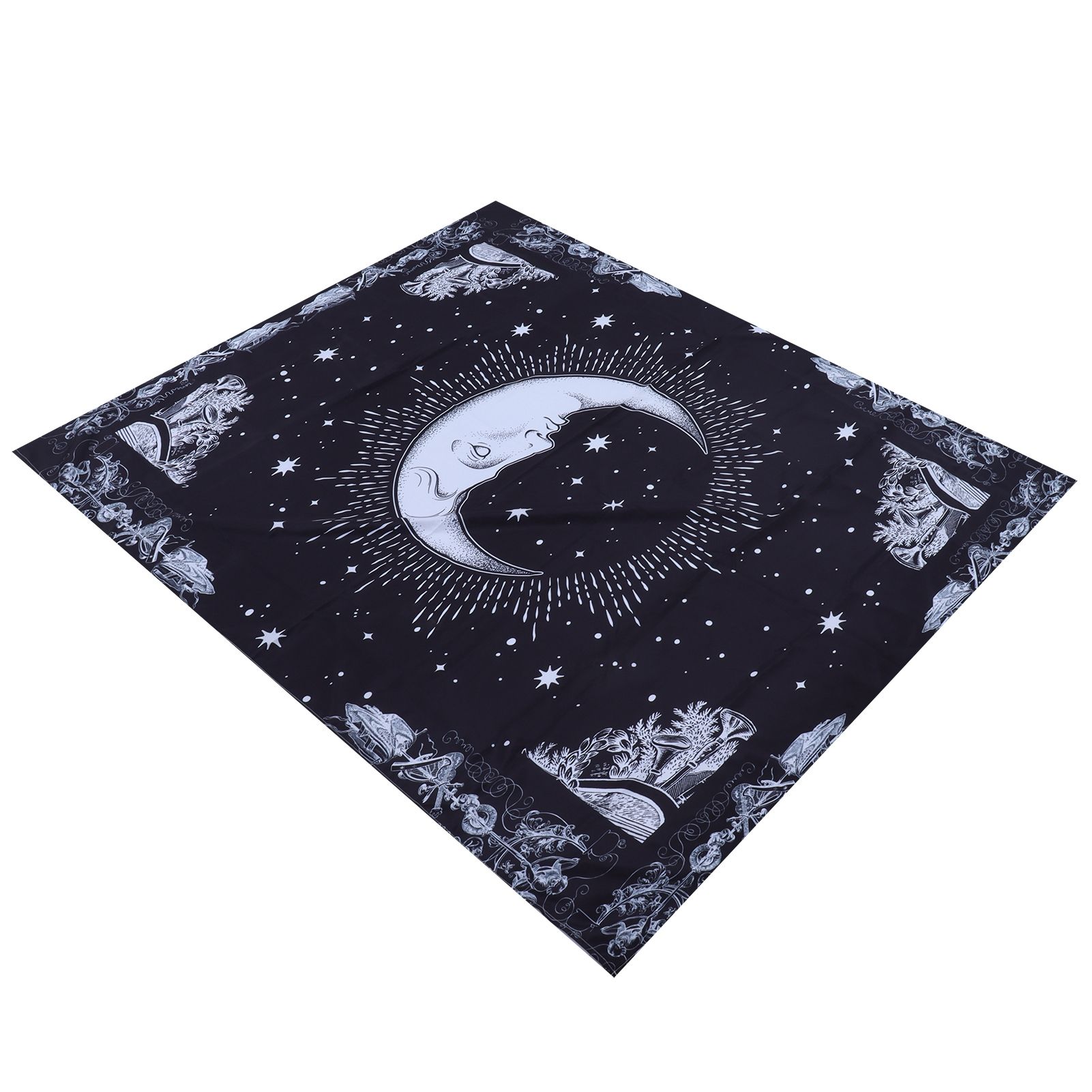 Wall Hanging Tapestry MoonPattern Background Decoration for Living Room view 7