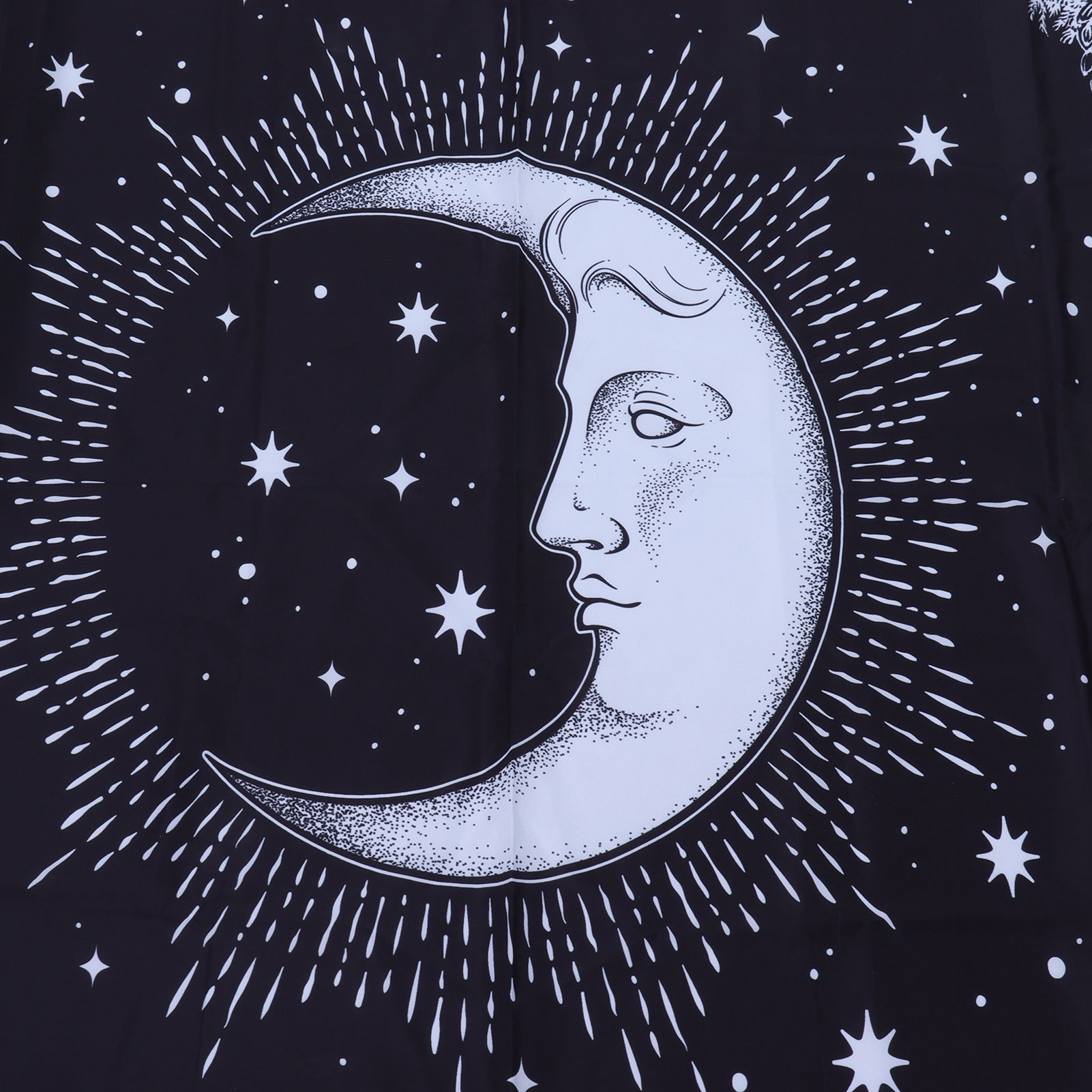 Wall Hanging Tapestry MoonPattern Background Decoration for Living Room view 14