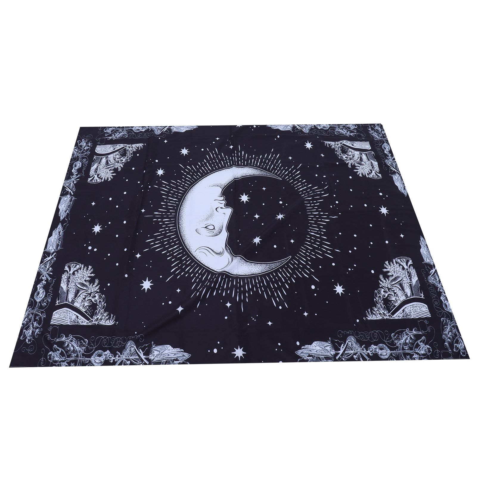 Wall Hanging Tapestry MoonPattern Background Decoration for Living Room view 6