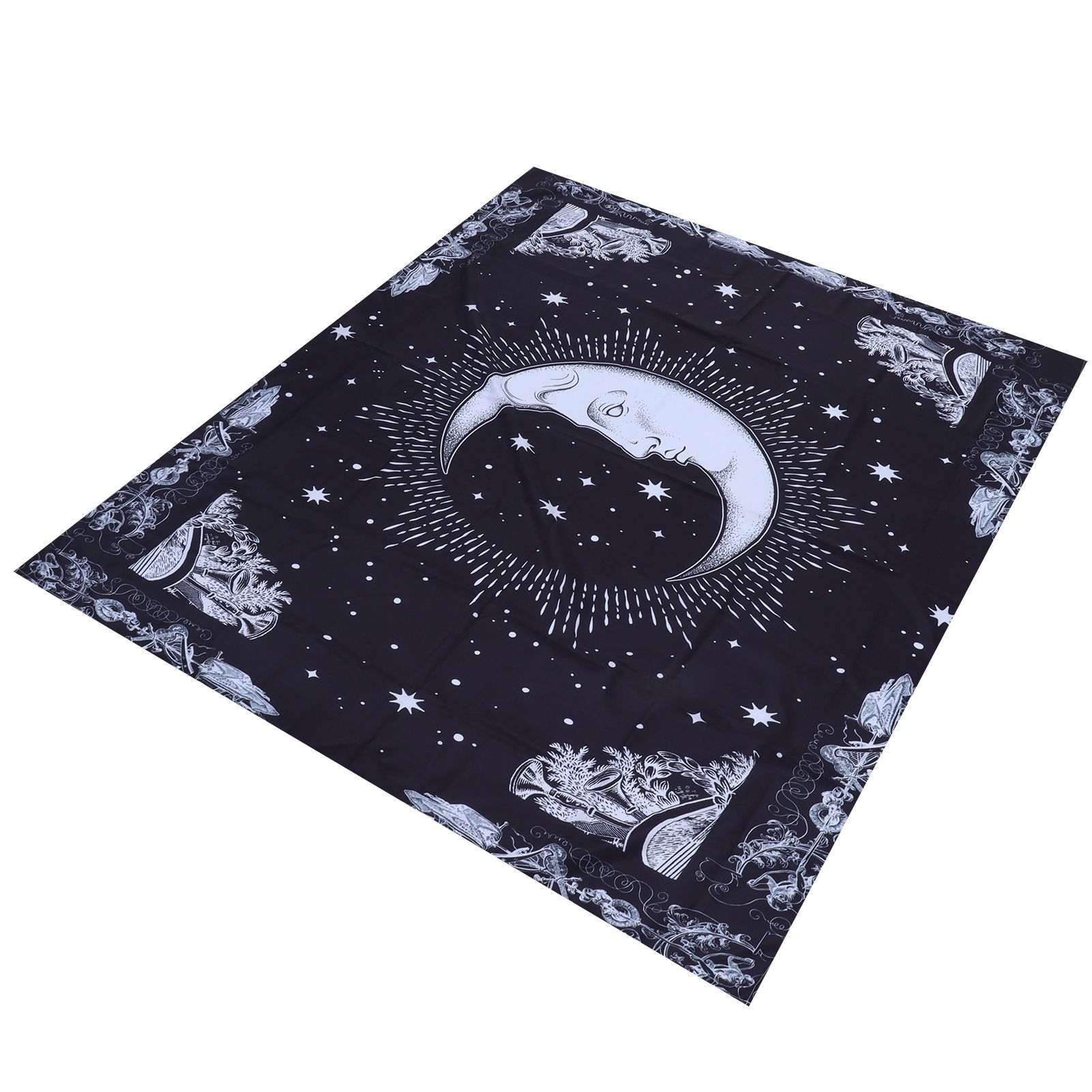 Wall Hanging Tapestry MoonPattern Background Decoration for Living Room view 2
