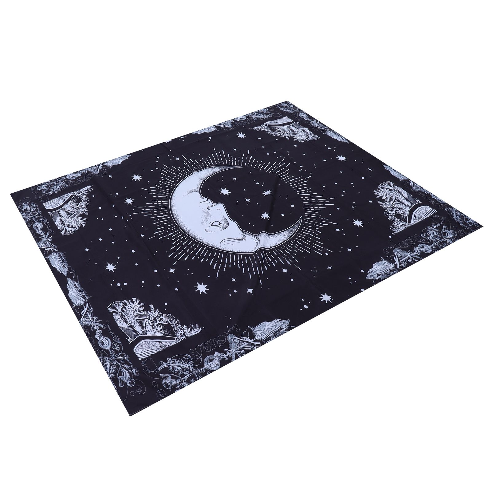 Wall Hanging Tapestry MoonPattern Background Decoration for Living Room view 8