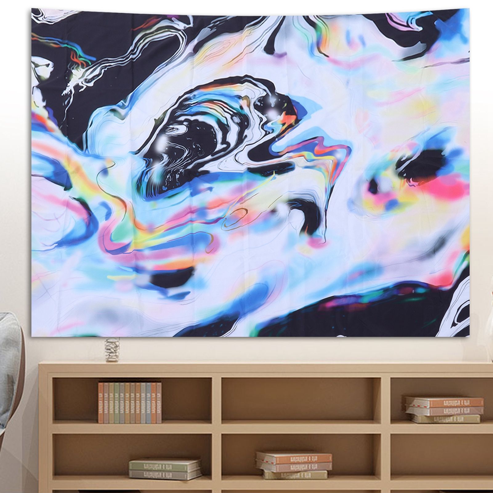 Polyester Tapestry Innovative Wall Hanging Carpet Home Bedroom Door Art view 11