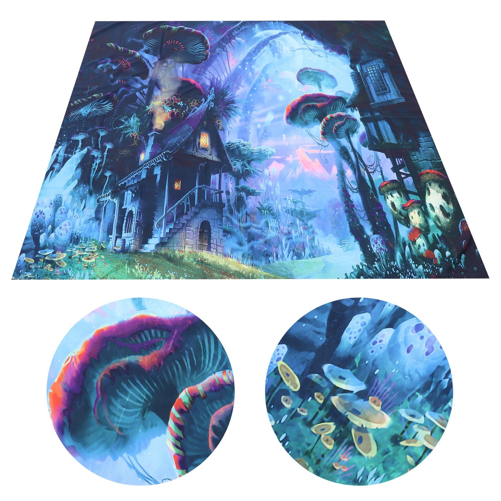 Forest Tapestry Wall Hanging Tapestry Beach Blanket for Living Room Bedroom view 6