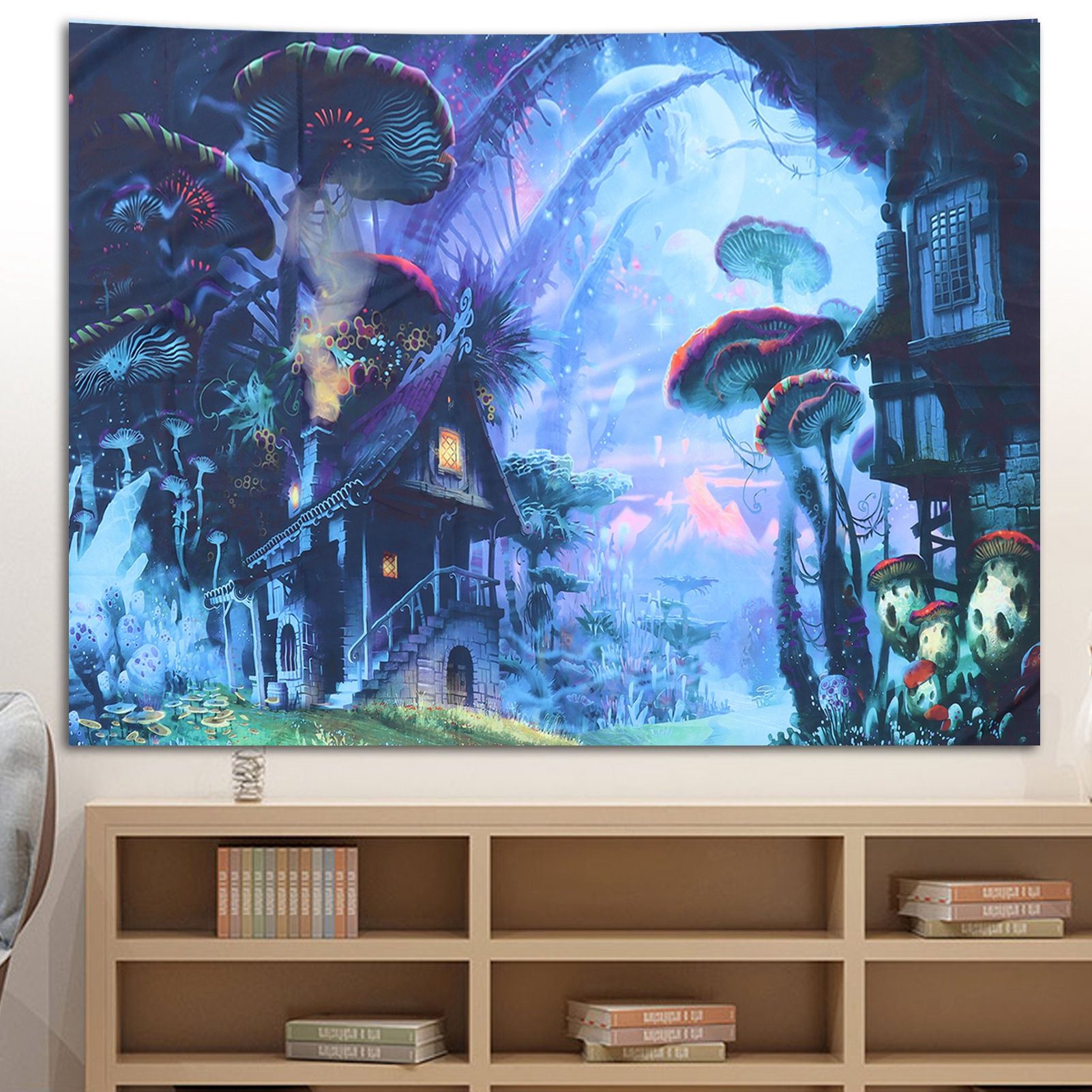 Forest Tapestry Wall Hanging Tapestry Beach Blanket for Living Room Bedroom view 11