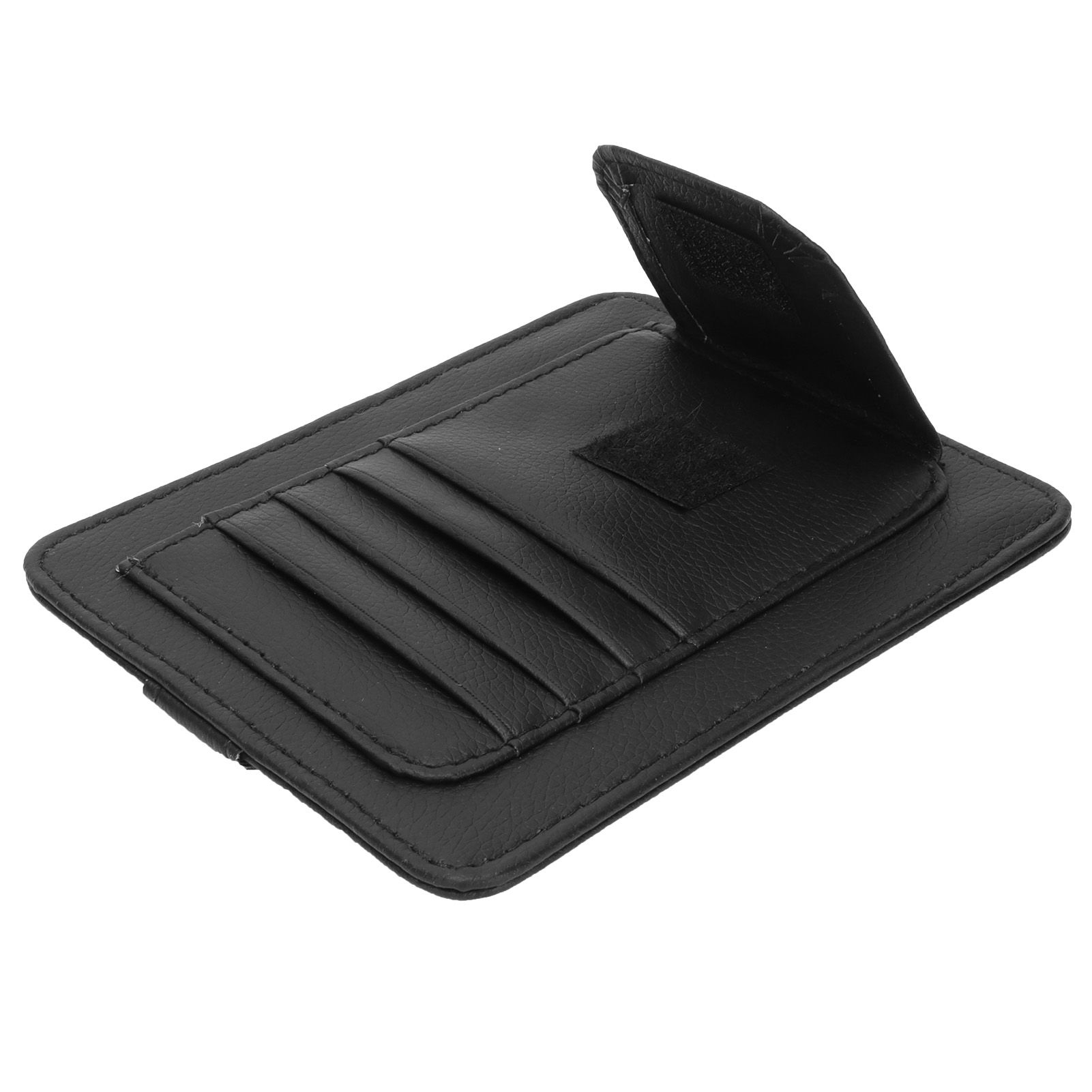 Car Visor Organizer Holder Multifunction Universal Glasses Card Storage Bag Black view 8