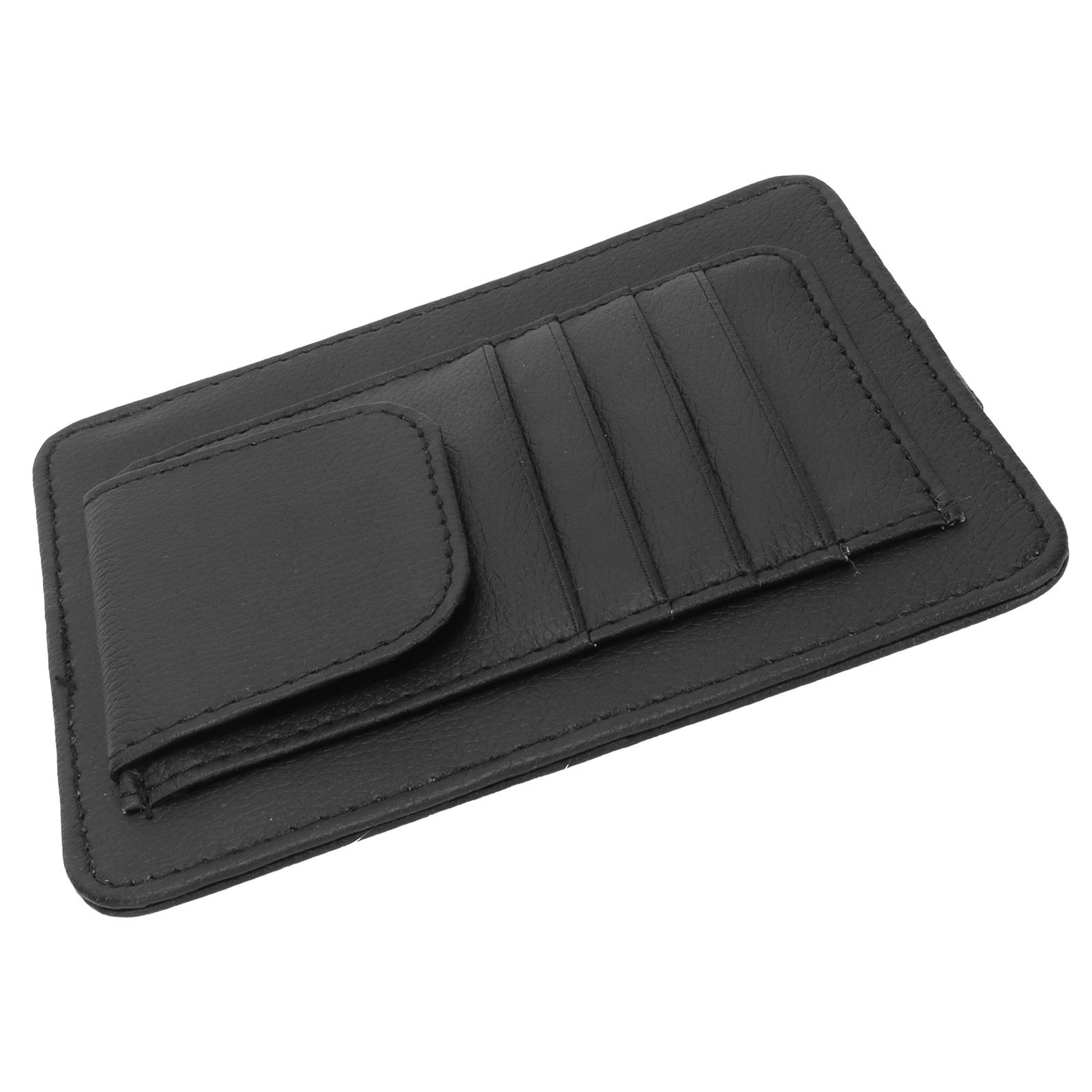 Car Visor Organizer Holder Multifunction Universal Glasses Card Storage Bag Black view 10