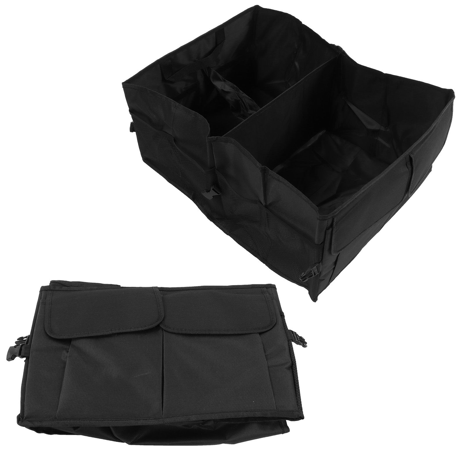 Car Storage Box Car Trunk Organizer Collapsible Multi-Compartment Auto Storage view 10