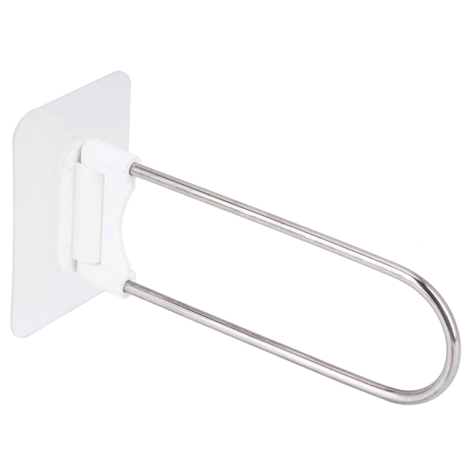 Clothes Hanger Organizer Stainless Steel UShape Wall Storage Rack for Bathroom view 3