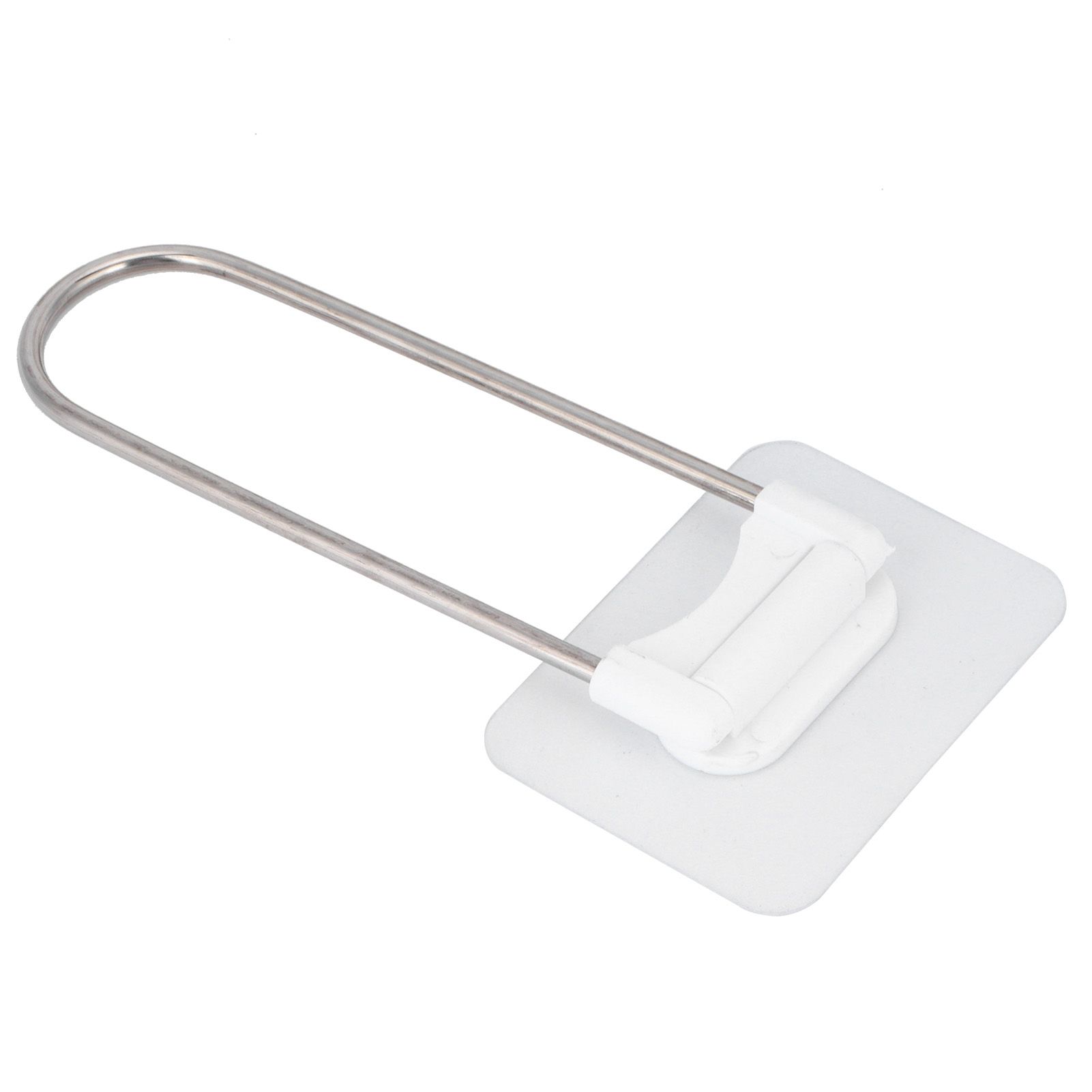 Clothes Hanger Organizer Stainless Steel UShape Wall Storage Rack for Bathroom view 5