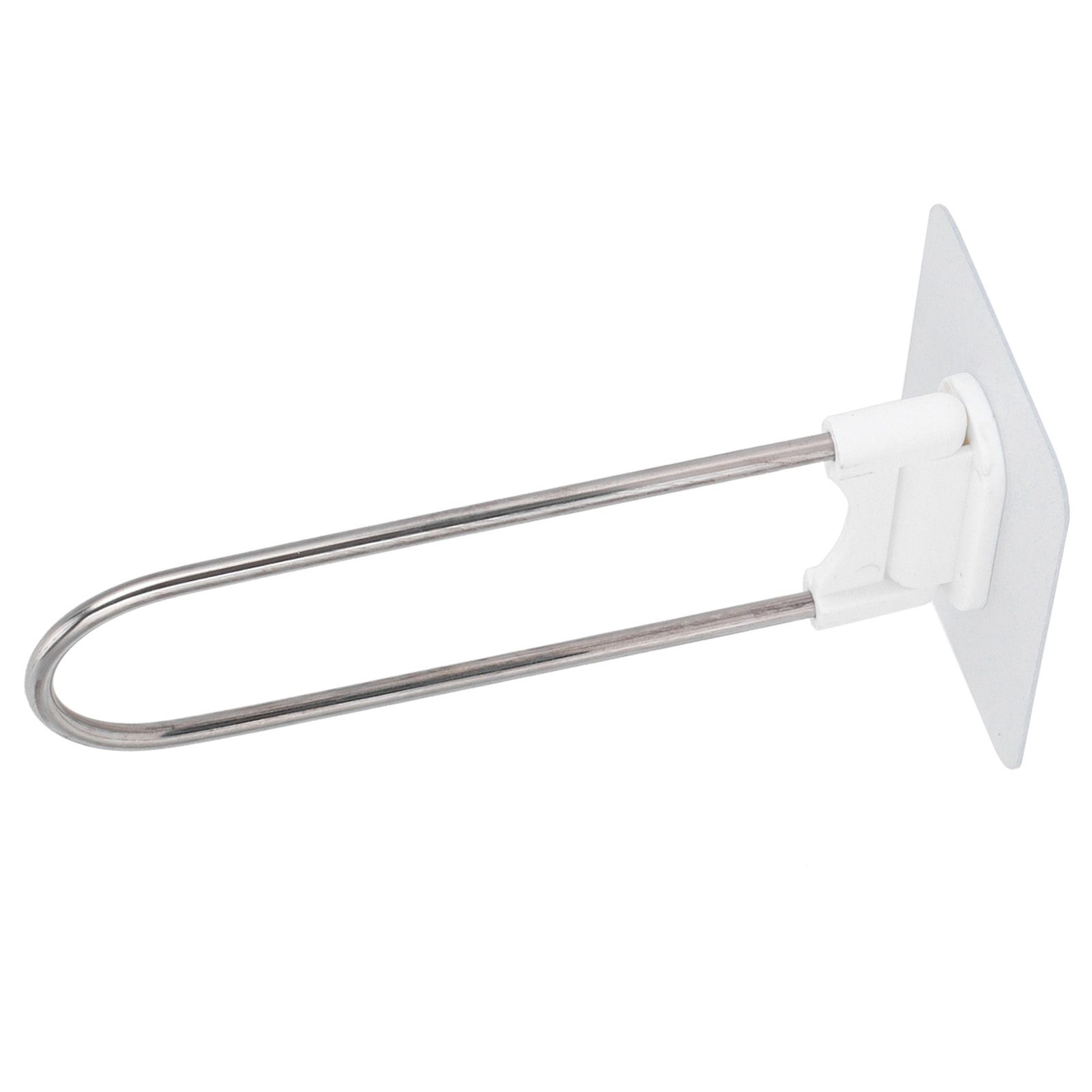 Clothes Hanger Organizer Stainless Steel UShape Wall Storage Rack for Bathroom view 10