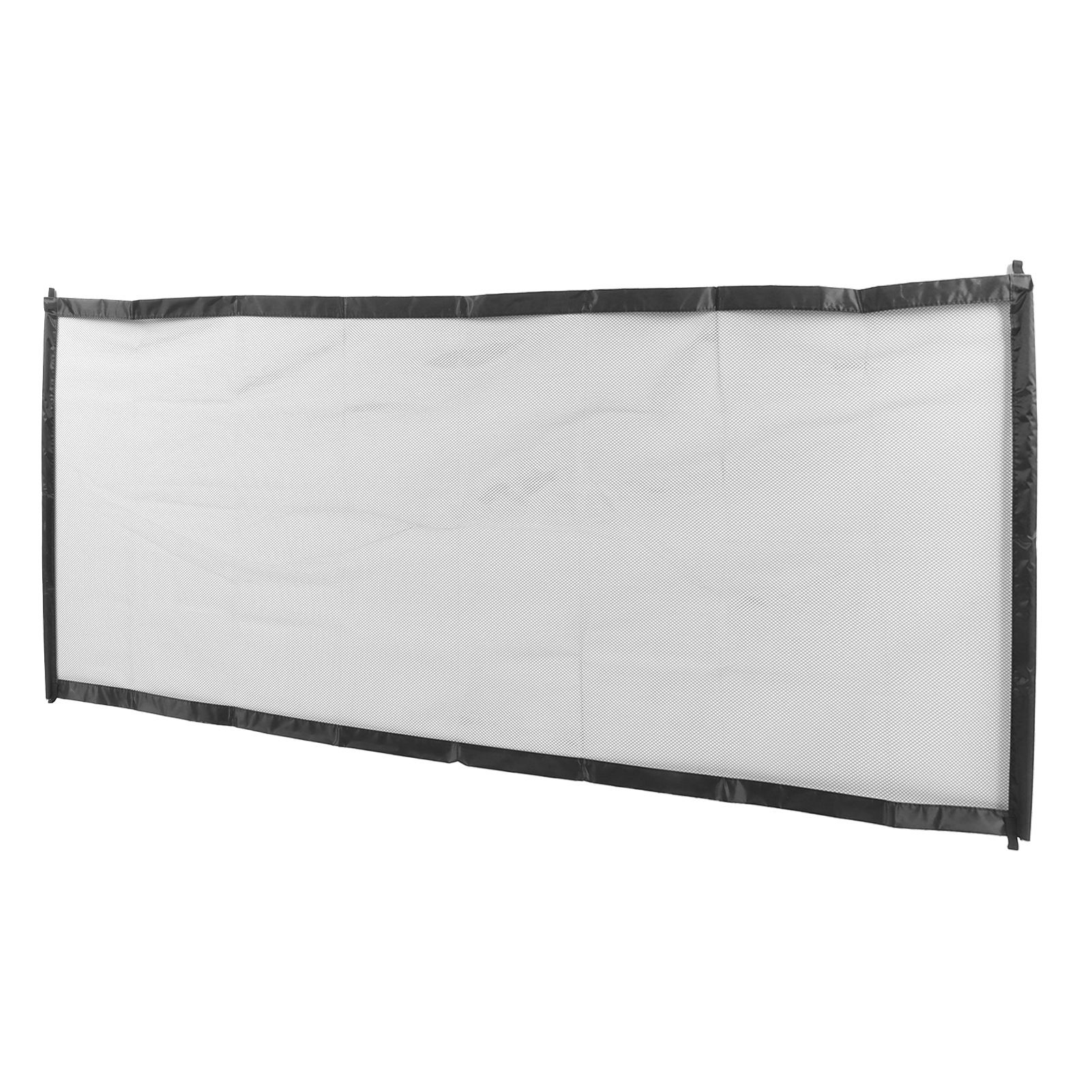 Black Portable Pet Gate Fence Foldable Small Animal Protective Fence for view 7