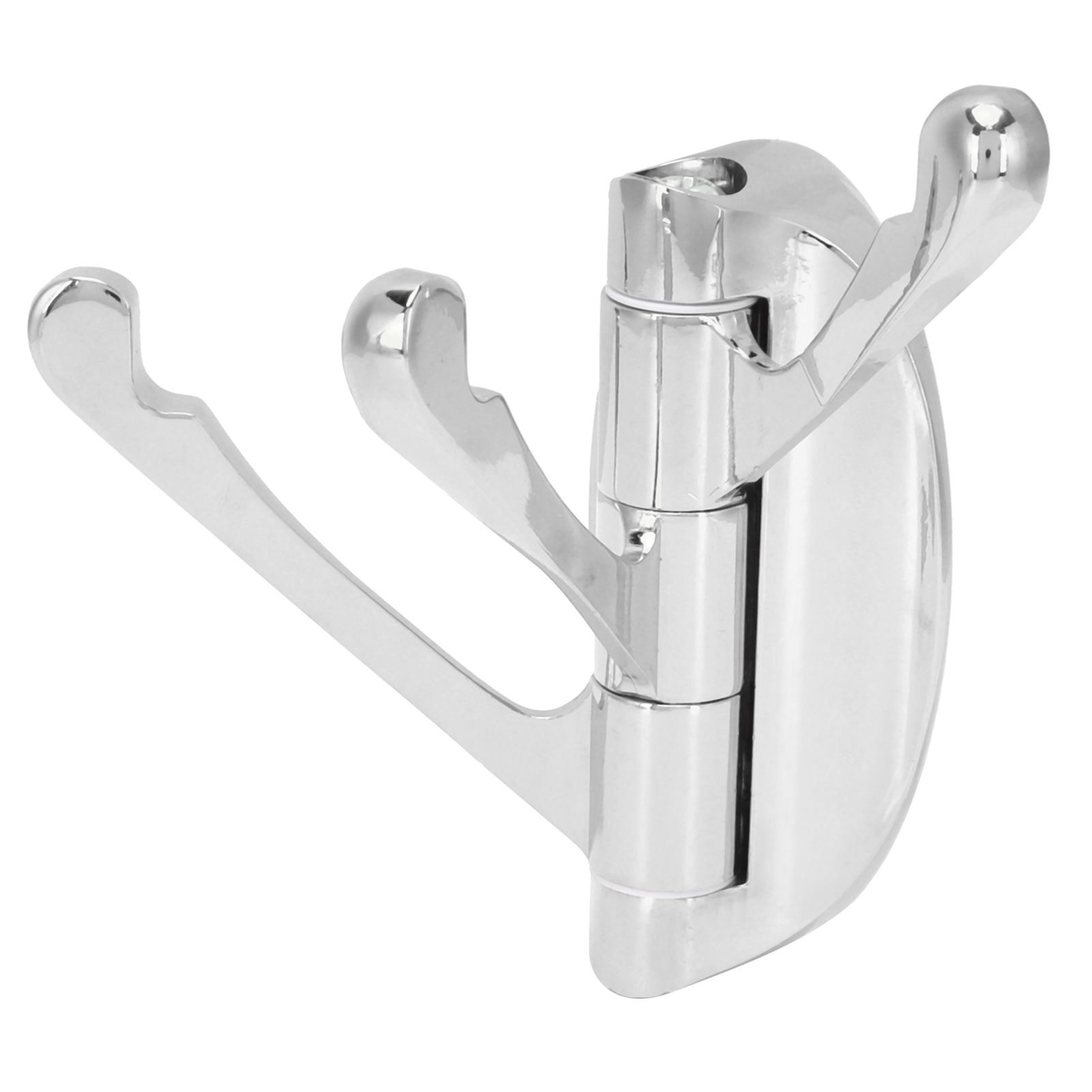 Clothes Hook Wall Mount 180 Degree Foldable Coat Hook Hanger for Home Bathroom view 2