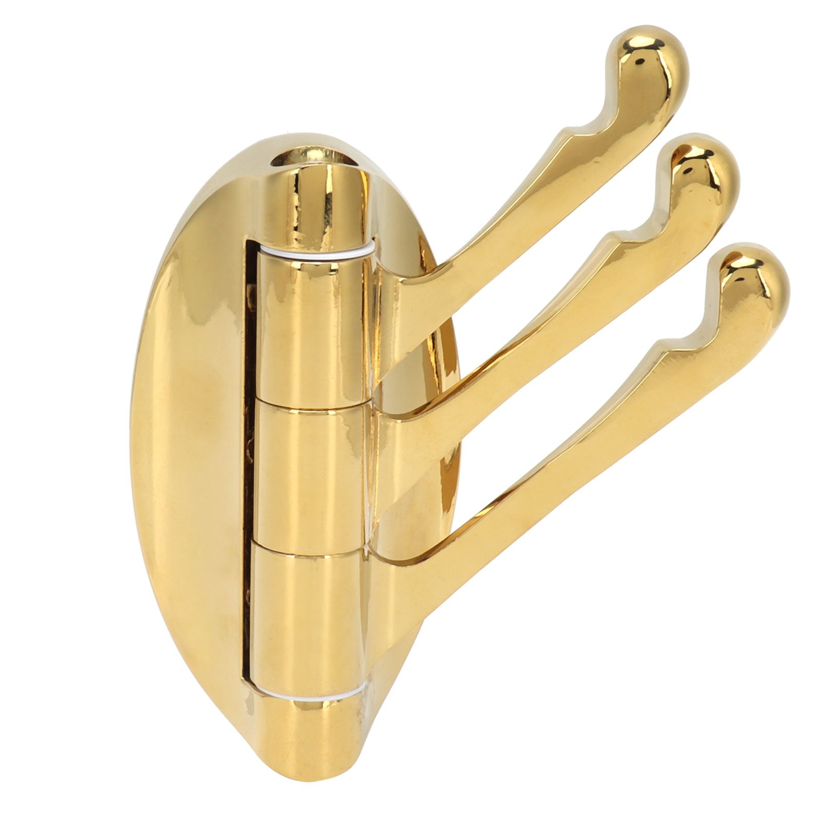 Clothes Hook Wall Mount 180 Degree Foldable Coat Hook Hanger for Home Bathroom view 2