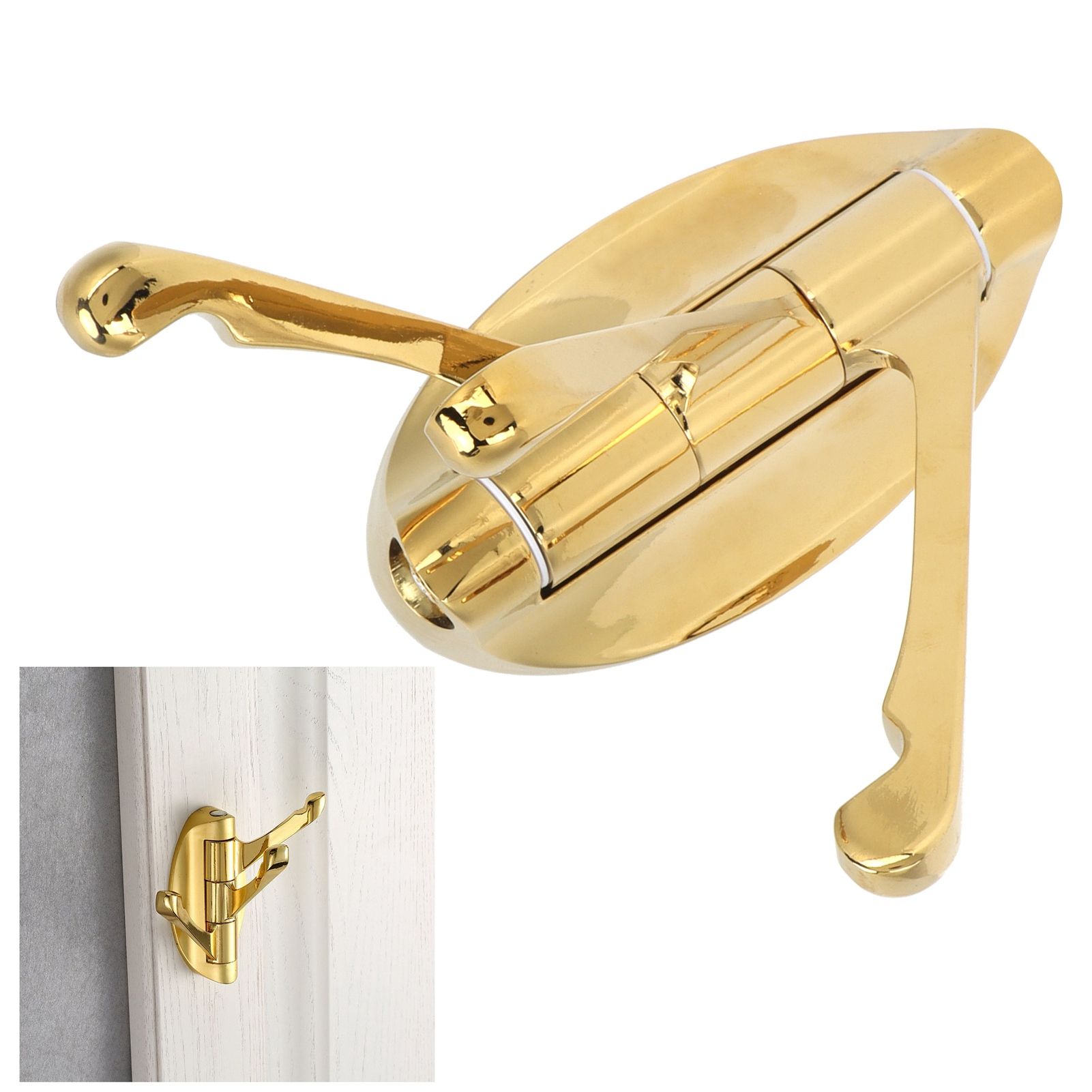 Clothes Hook Wall Mount 180 Degree Foldable Coat Hook Hanger for Home Bathroom view 11